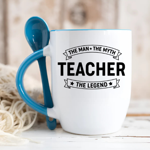 Personalised Teachers Mug and Spoon - Image 6