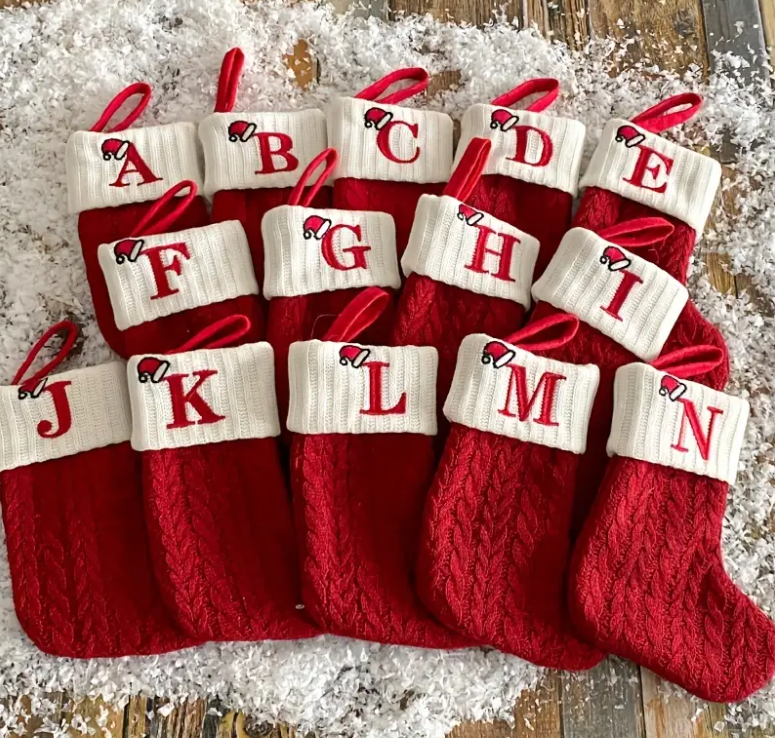 The Merry Monogram Stocking - Image 6