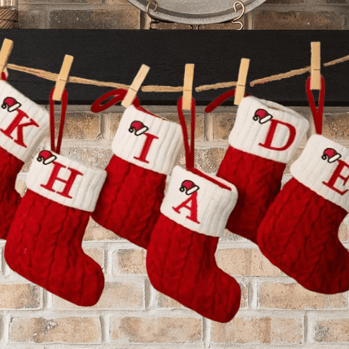 The Merry Monogram Stocking