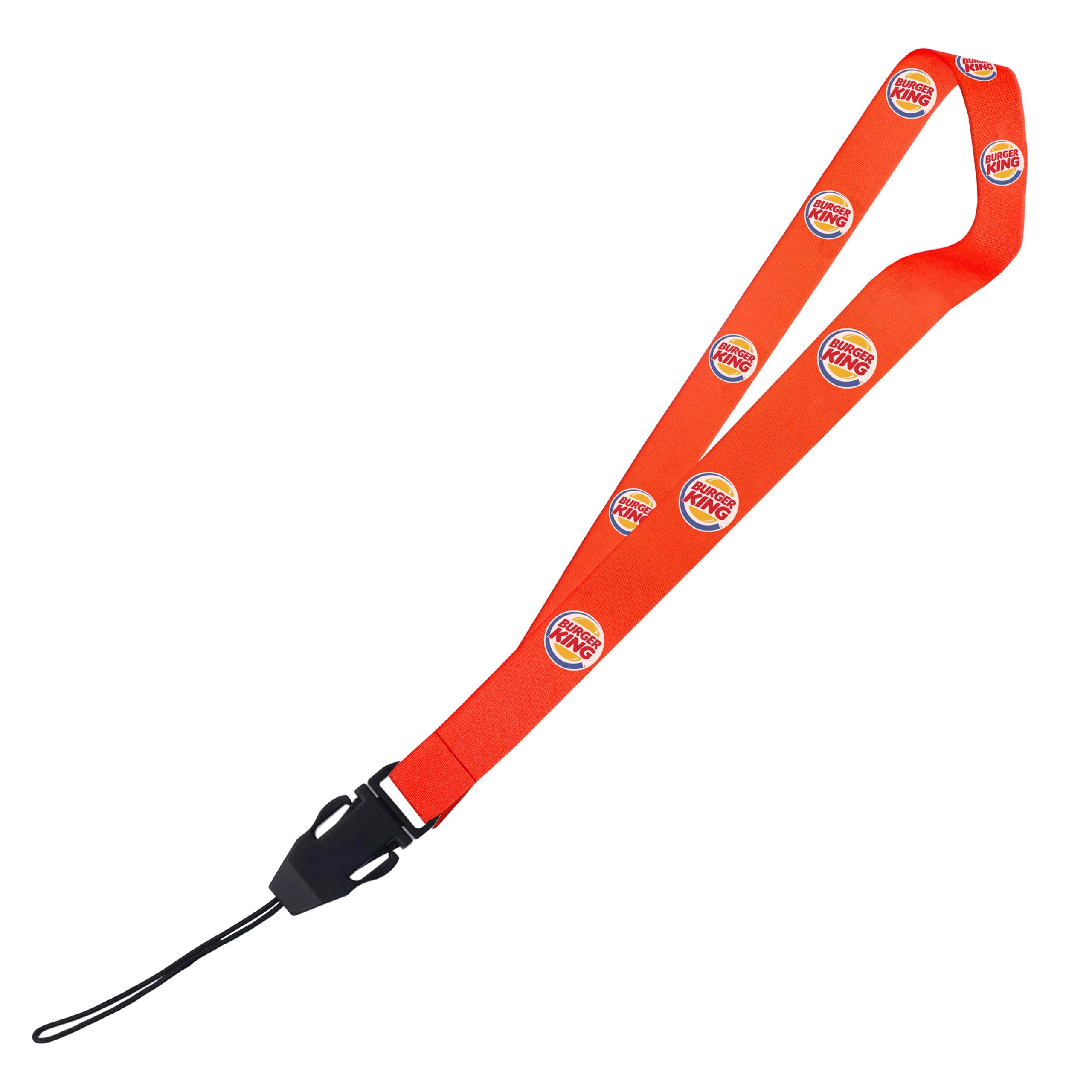 Hi-Viz Lanyard DTF Print D/Sided with Cellphone Clip