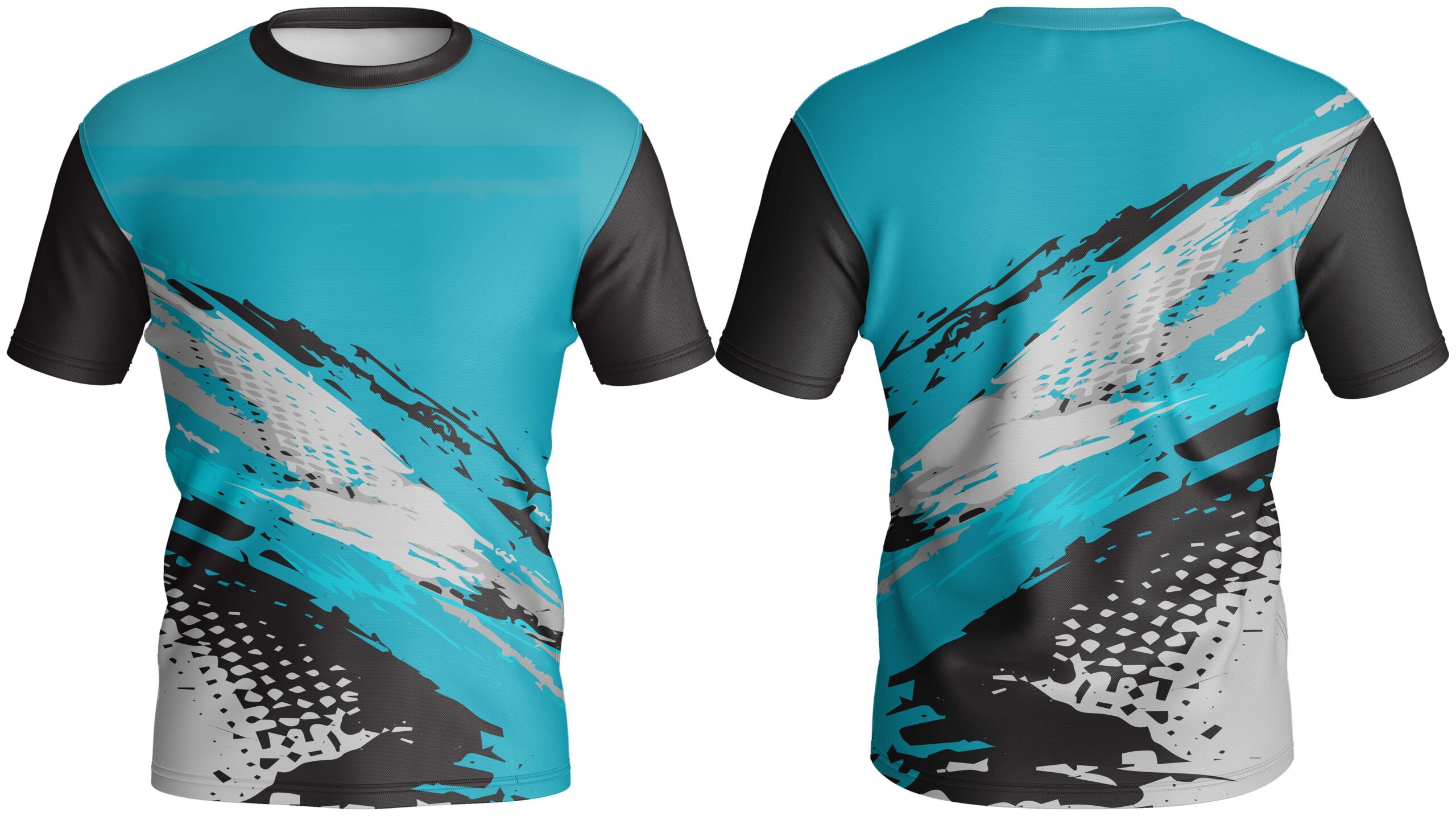 Crew Neck Short Sleeve T-Shirts | Fitted Sleeve - Image 7