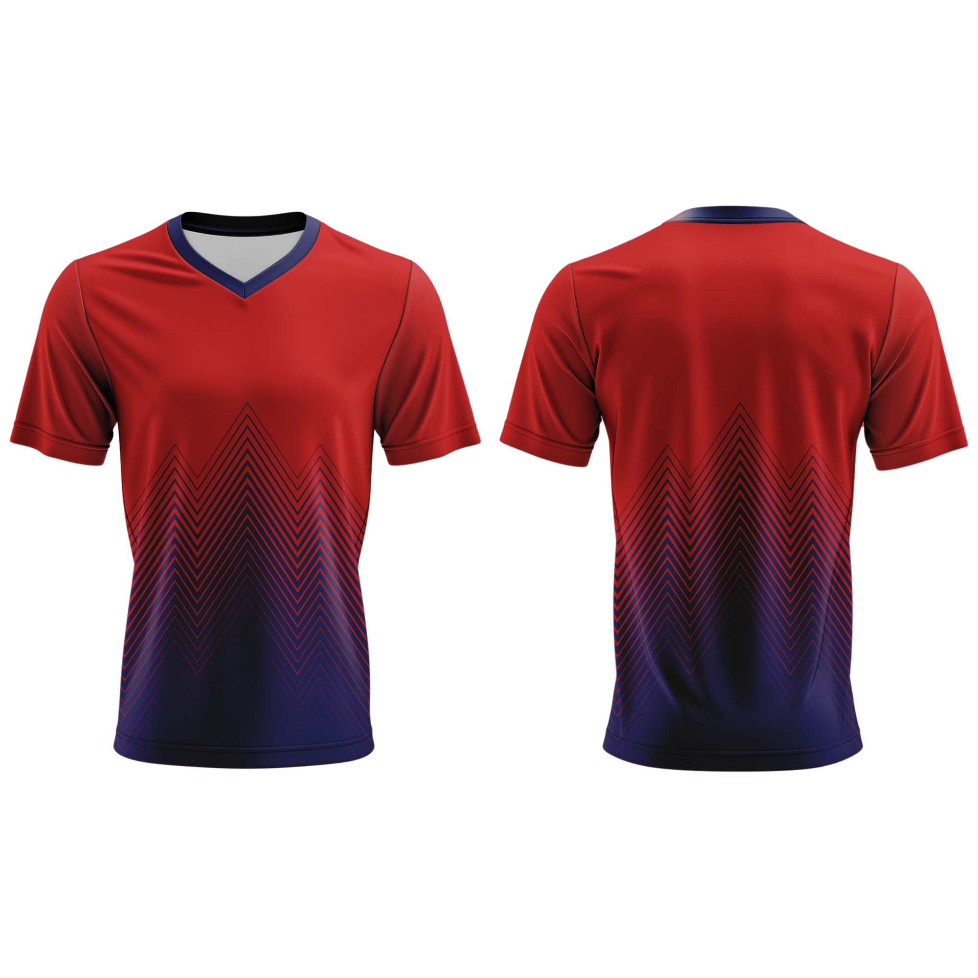 Kids V-Neck Short Sleeve Soccer Shirt | Fitted Sleeves - Image 4