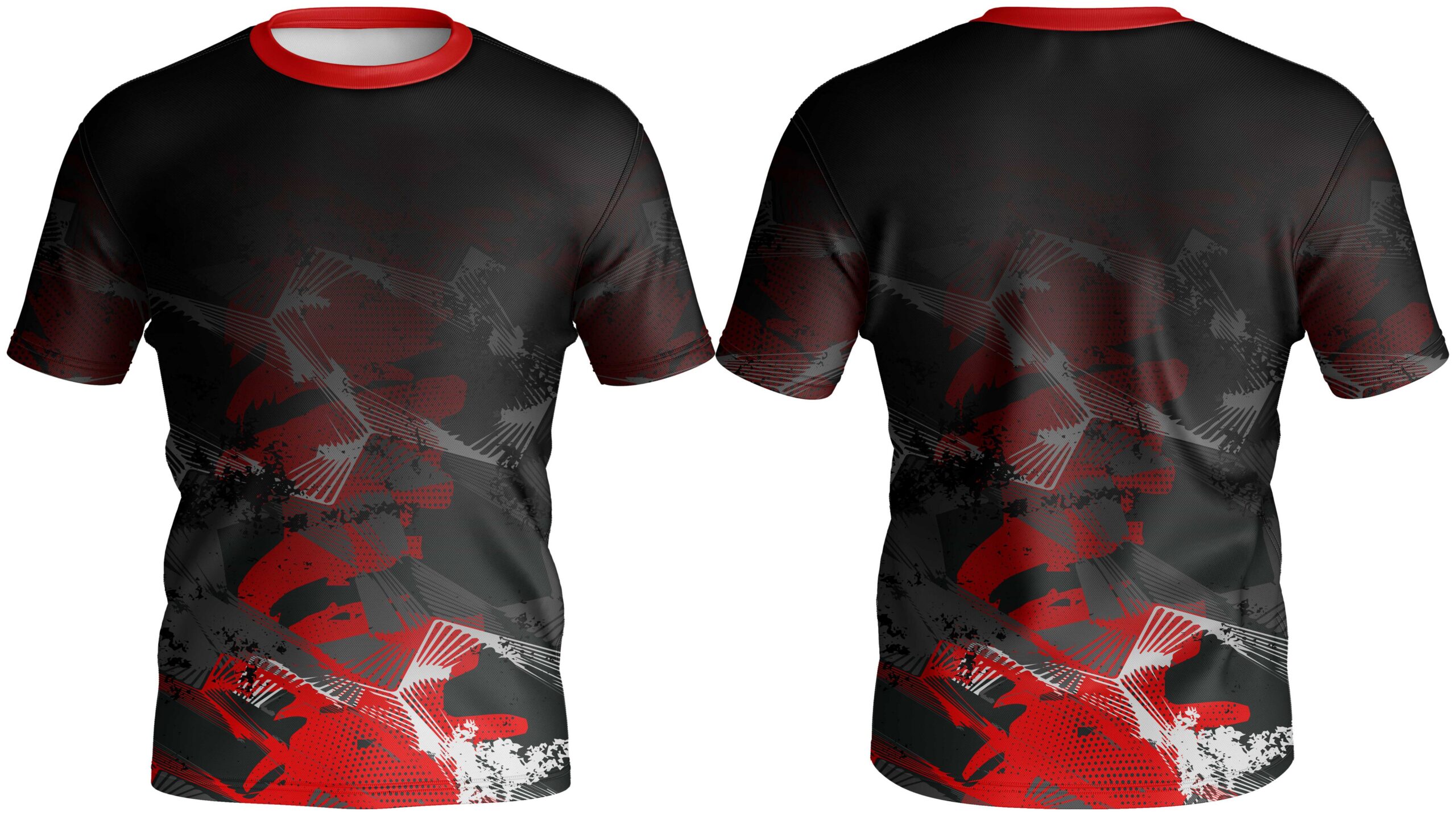 Crew Neck Short Sleeve T-Shirts | Fitted Sleeve - Image 5