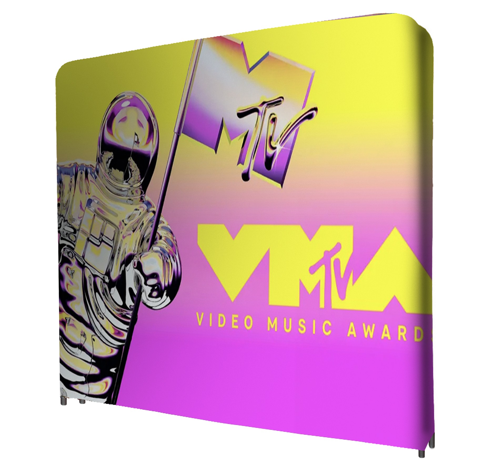Freestanding Box Banner Double Sided Print 3000 X 2280 X 300mm