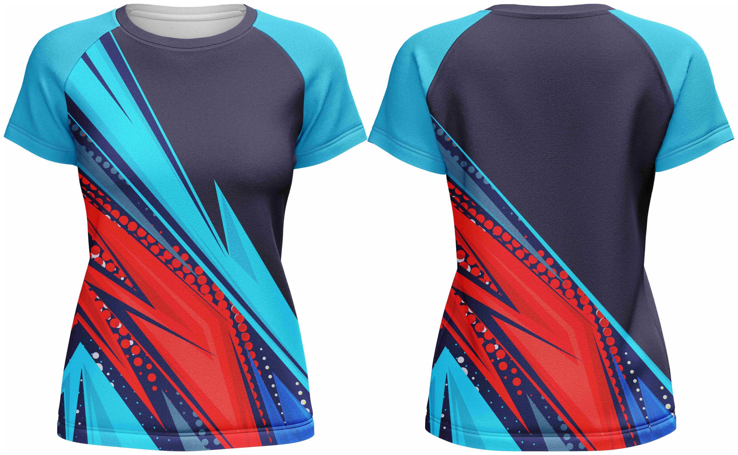 Kids Crew Neck Short Sleeve T-Shirts | Raglan Sleeve - Image 4