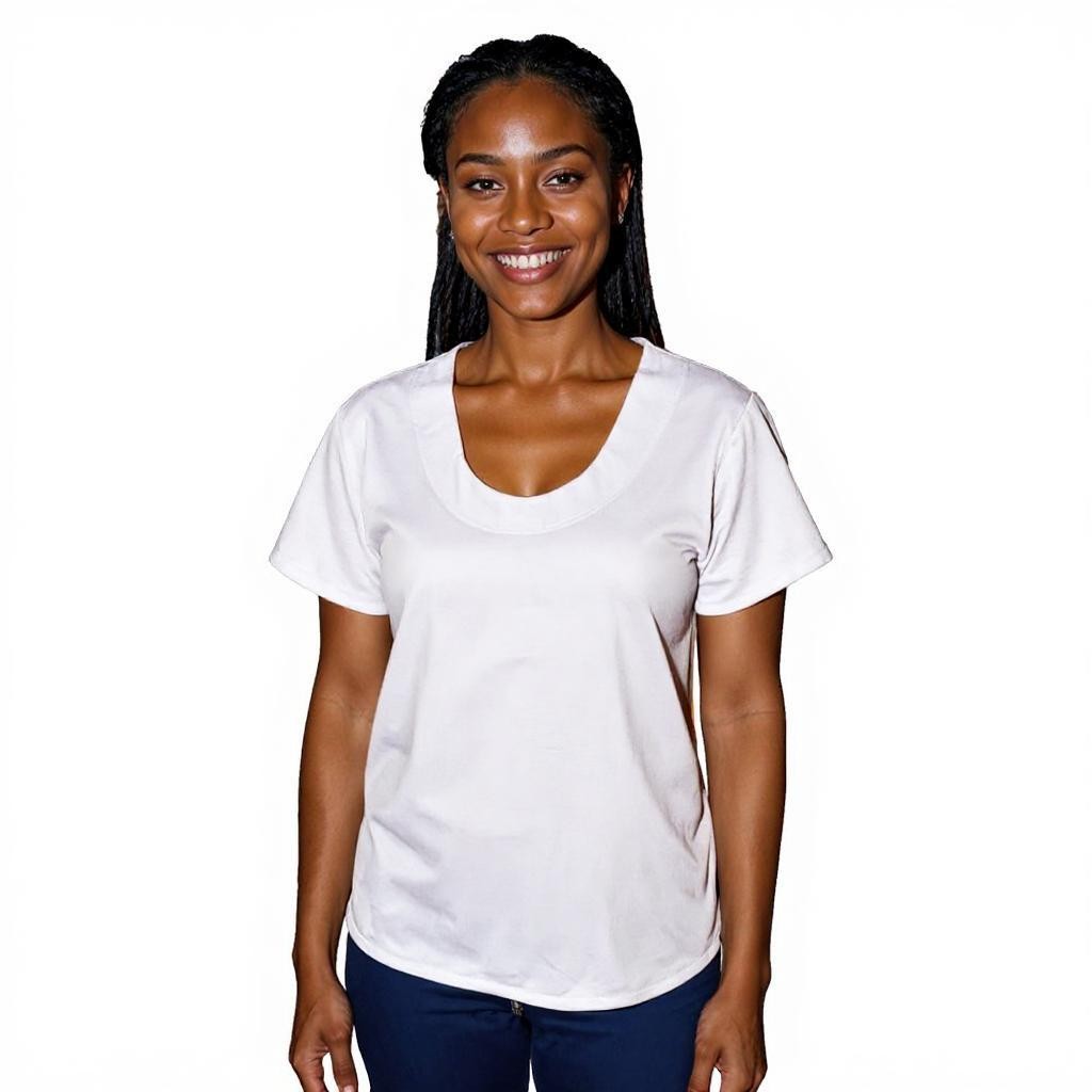 Himba Think Round Neck Scrubs Ladies - Image 5