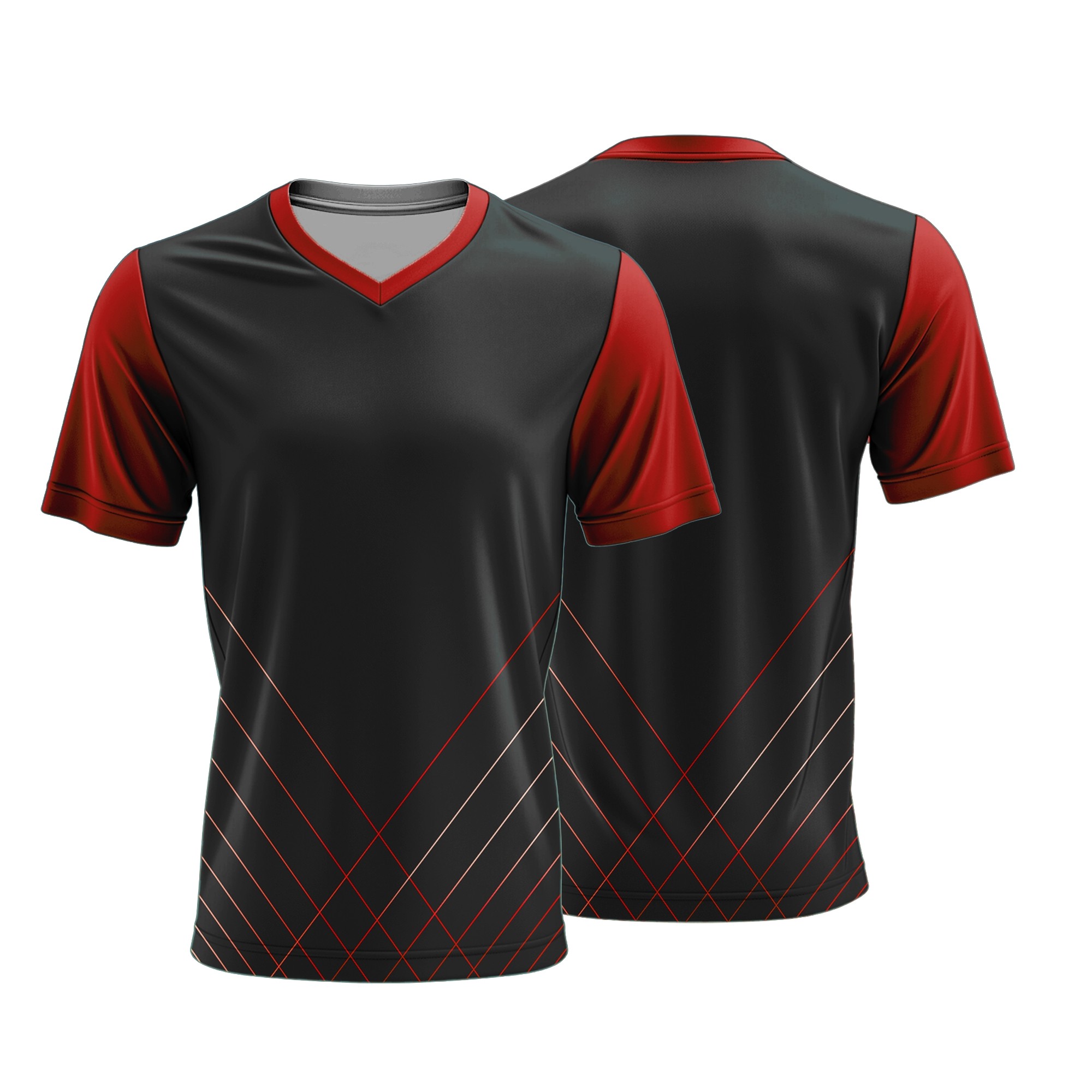 Unisex Short Sleeve V-Neck T-Shirt | Sport Tec | Sport Design