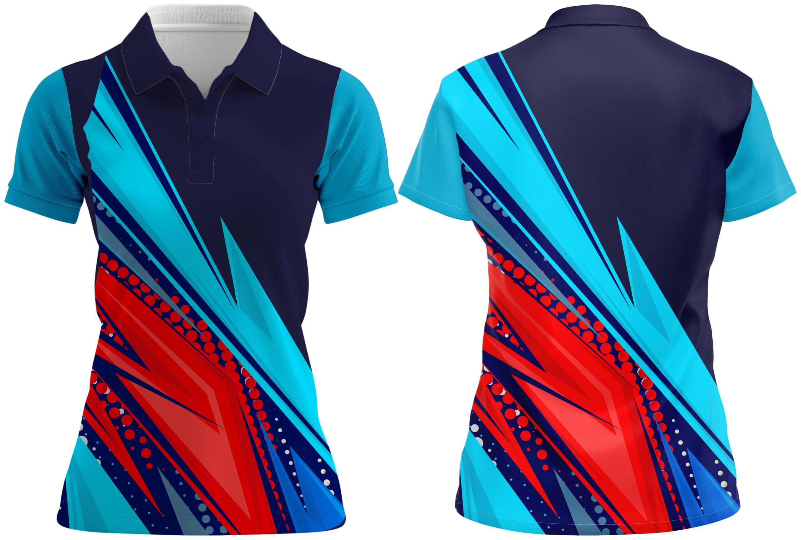 Ladies Short Sleeve Golfer | Fitted Sleeve - Image 5