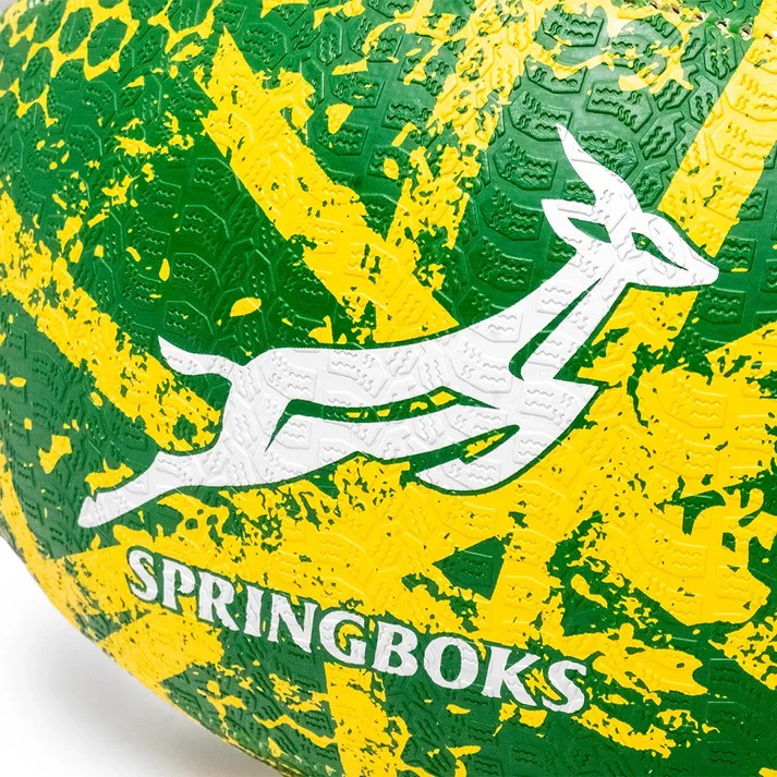 Springboks Graffiti Training Rugby Ball Green - Image 5