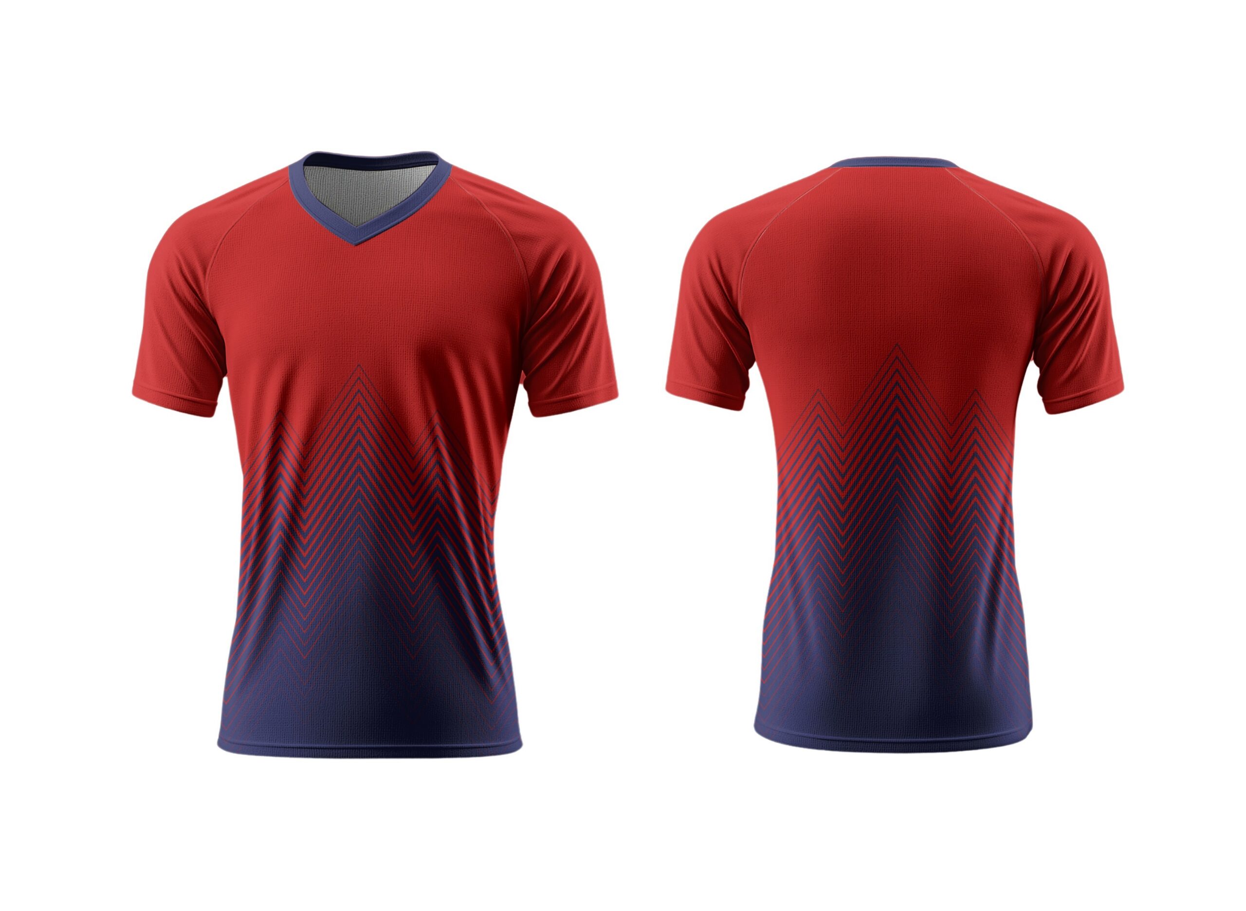 V-Neck Short Sleeve Soccer Shirt | Raglan Sleeves - Image 5
