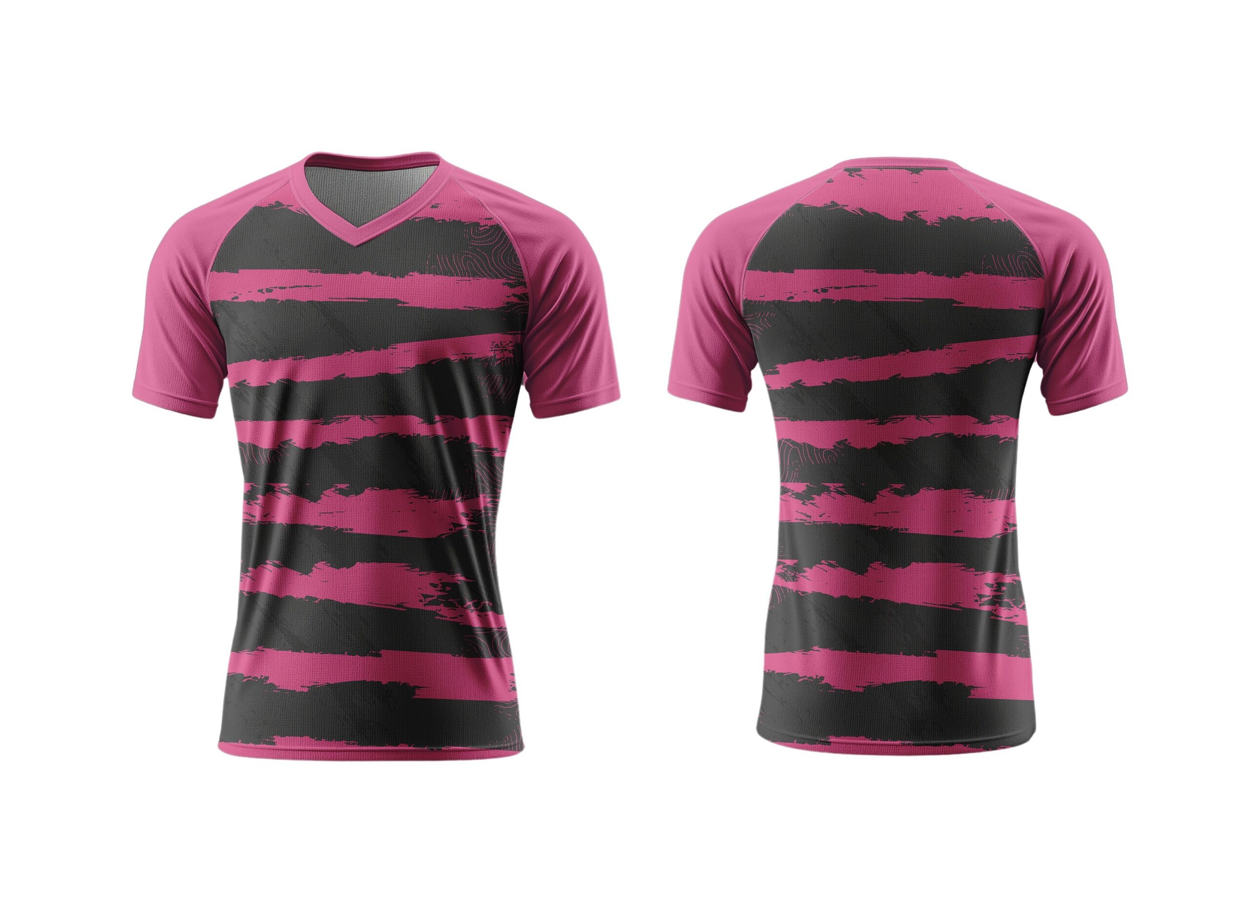 V-Neck Short Sleeve Soccer Shirt | Raglan Sleeves