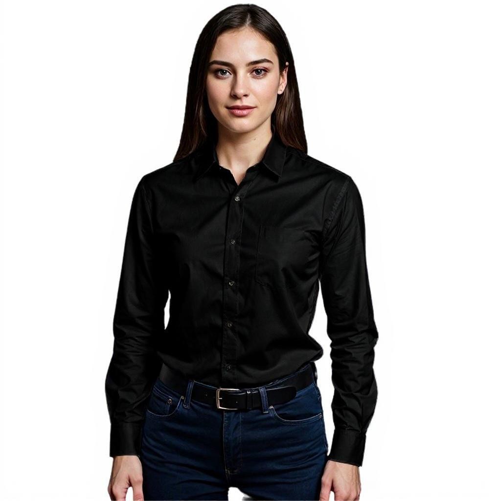 Flux Brushed Cotton Lounge Shirt Ladies - Image 3