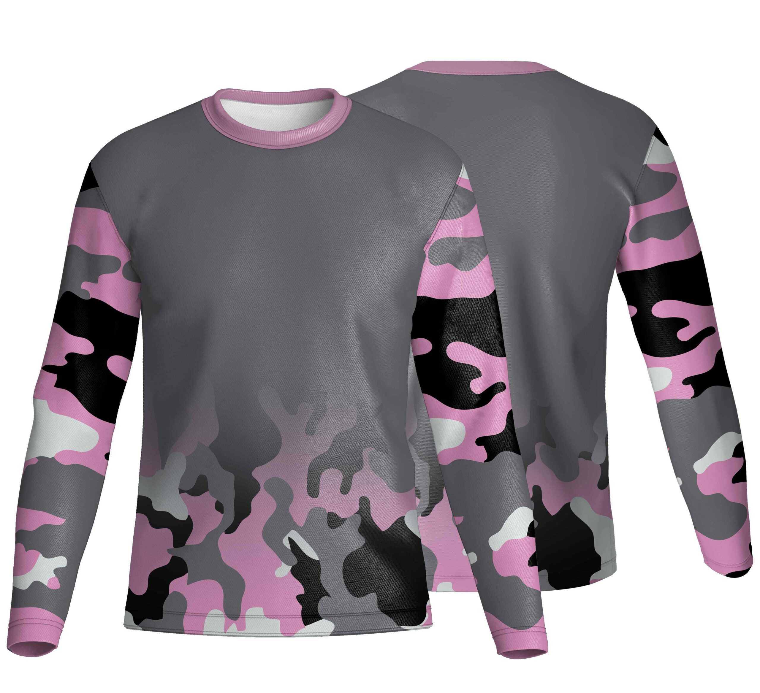 Unisex Long Sleeve Crew Neck T-Shirt | Dry Tec