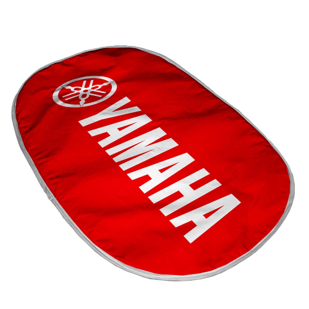 Comfrey Quick Drying Padded Oval Bath Mat With Non-Slip Backing S/S Print With Binding - Image 2