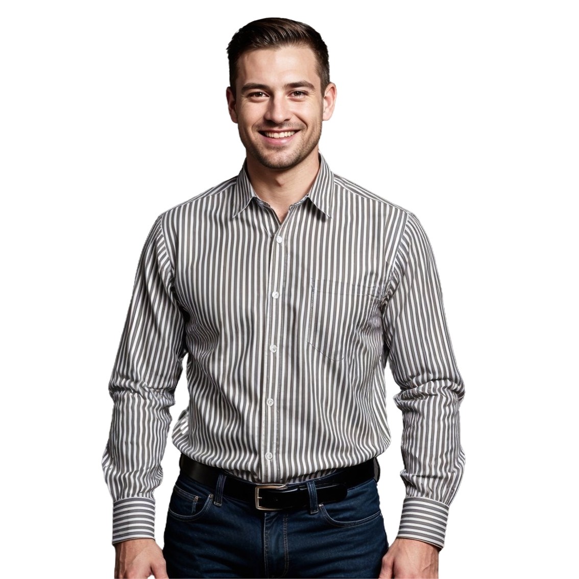 Skye Candy Stripe Lounge Shirt Men's