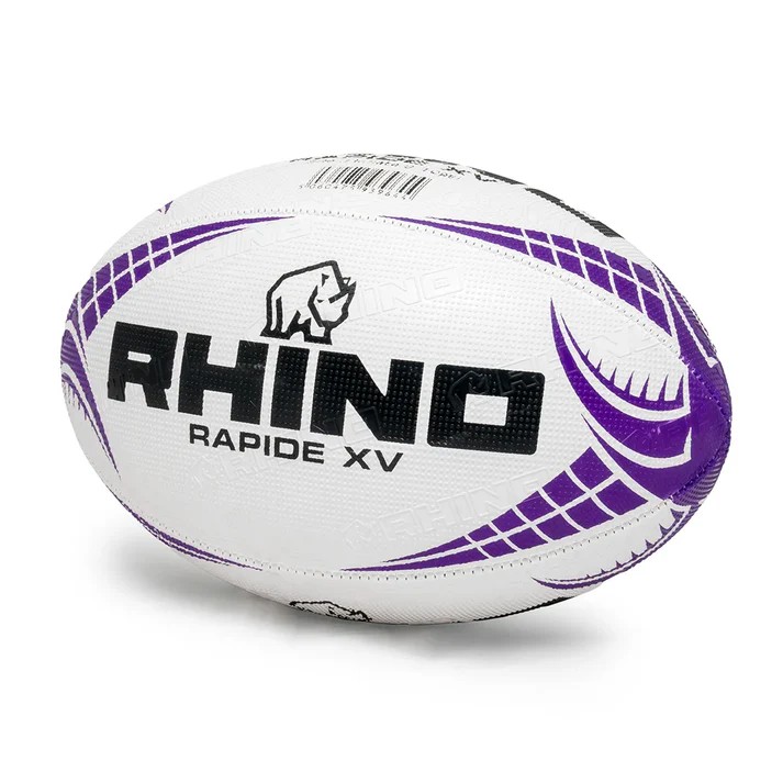 RHINO RAPIDE XV TRAINING RUGBY BALL Purple - Image 3