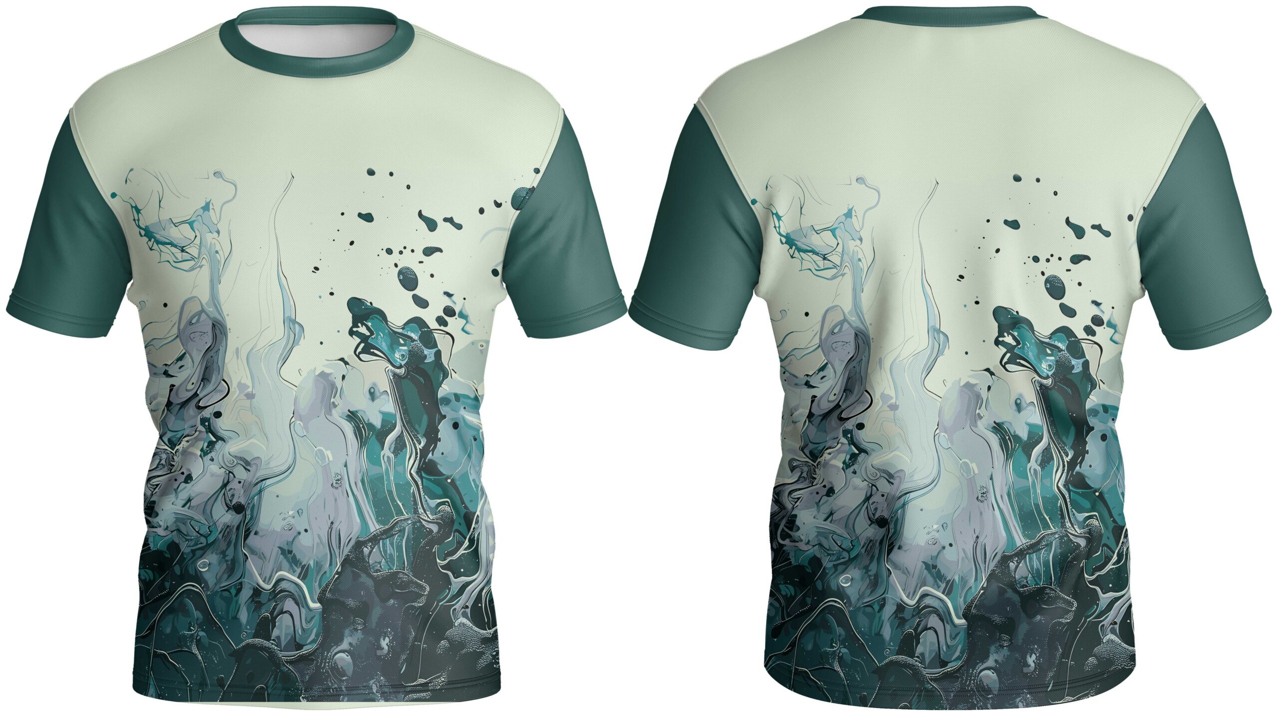 Crew Neck Short Sleeve T-Shirts | Fitted Sleeve