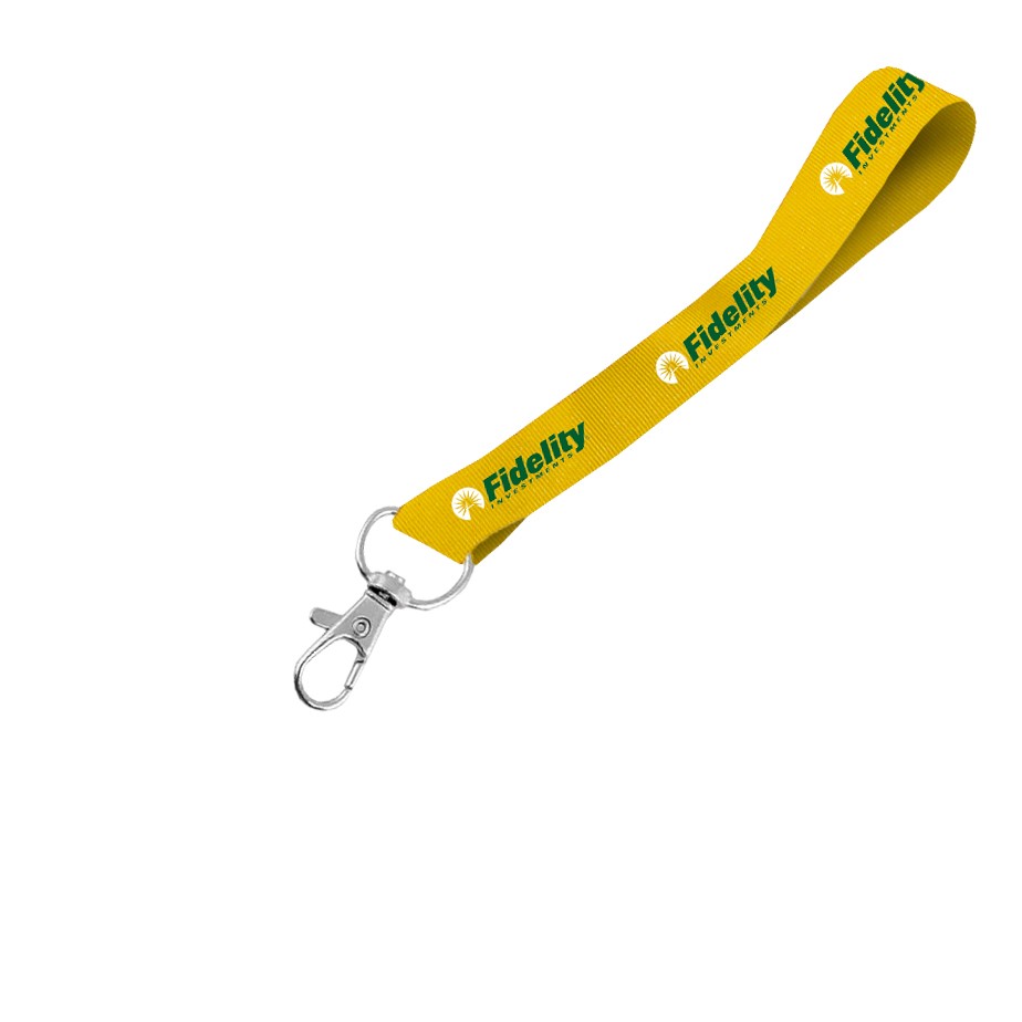 Hi-Viz Wrist Phone Strap DTF Print S/Sided with Snap Hook - Image 3