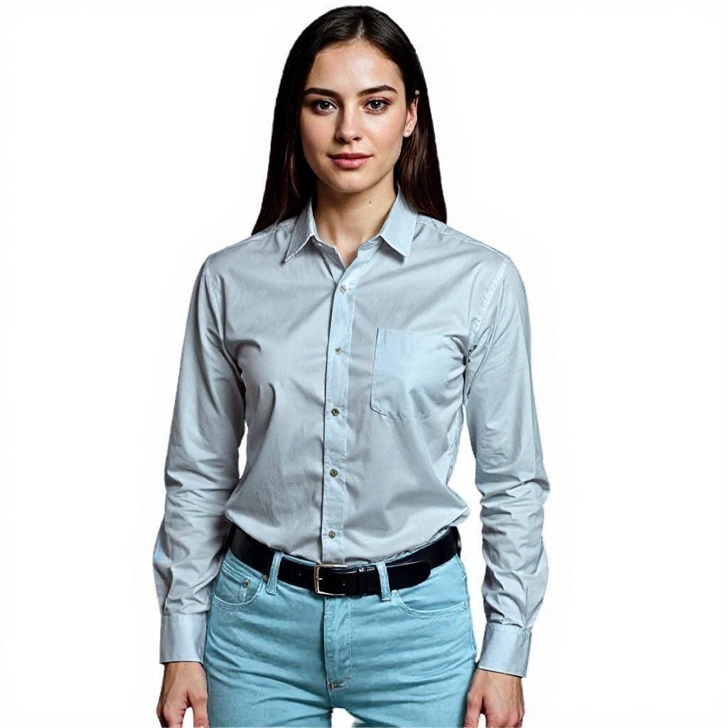 Flux Brushed Cotton Lounge Shirt Ladies - Image 4