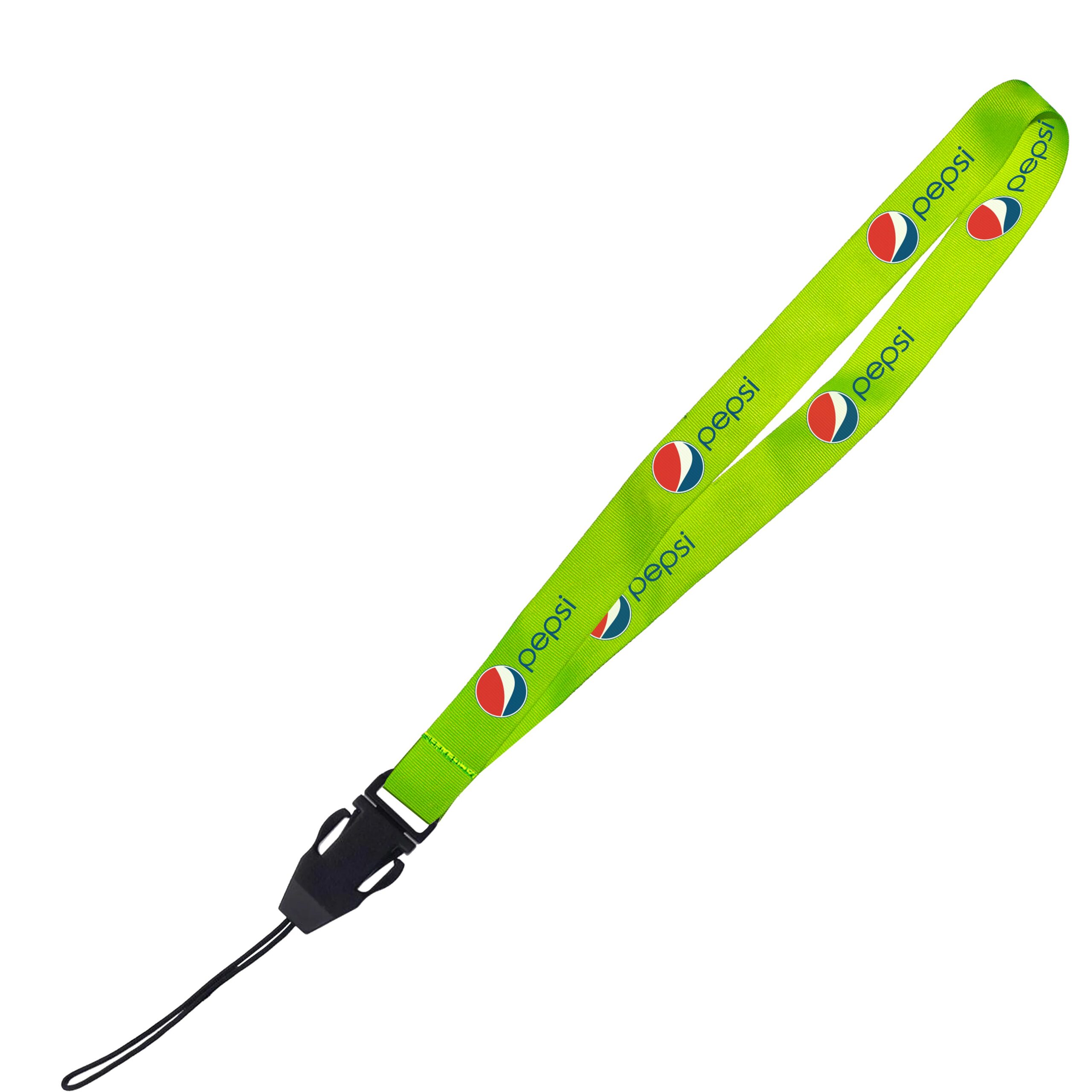 Hi-Viz Lanyard DTF Print D/Sided with Cellphone Clip - Image 4