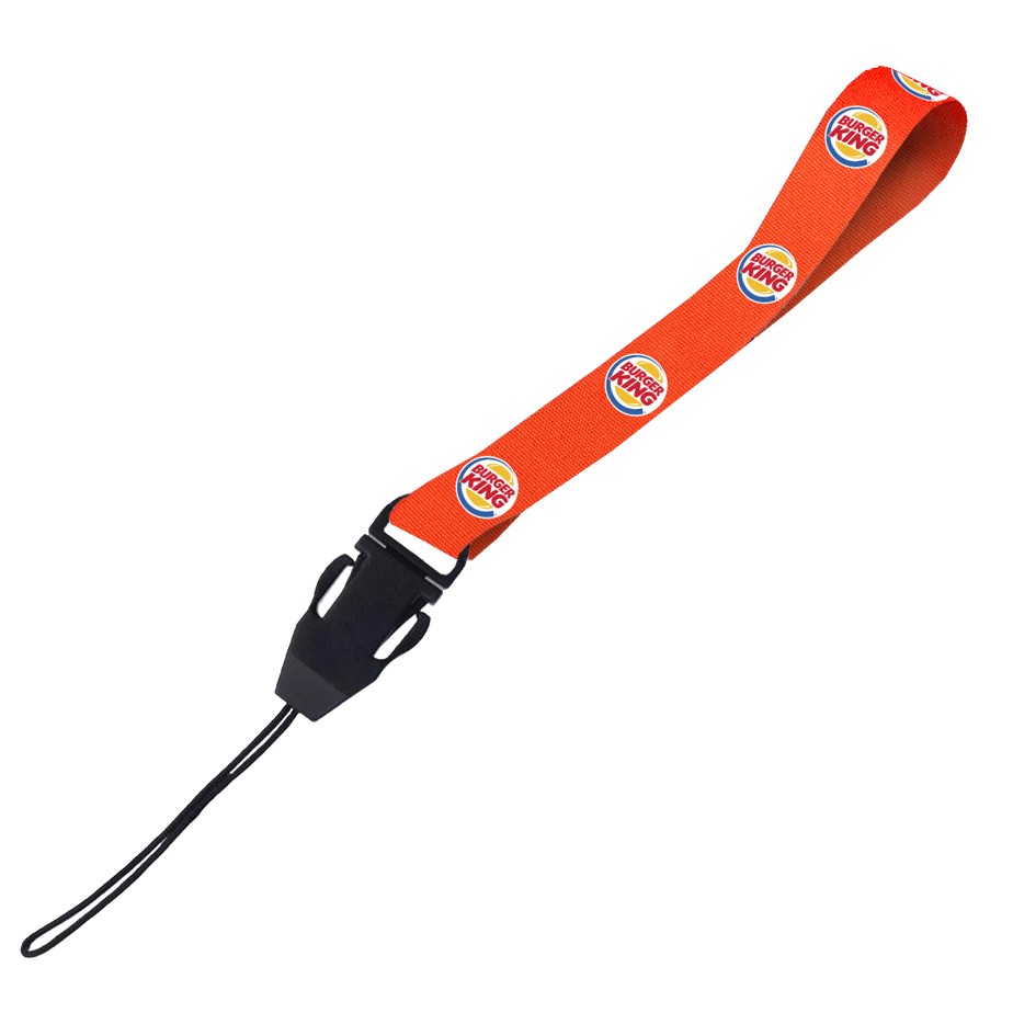 Hi-Viz Wrist Phone Strap DTF Print S/Sided with Cellphone Clip - Image 3
