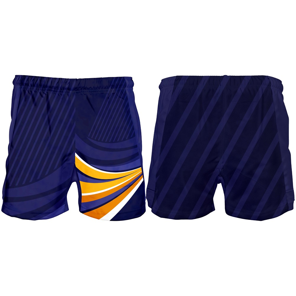 Kids 9 Panel Rugby Shorts - Image 4