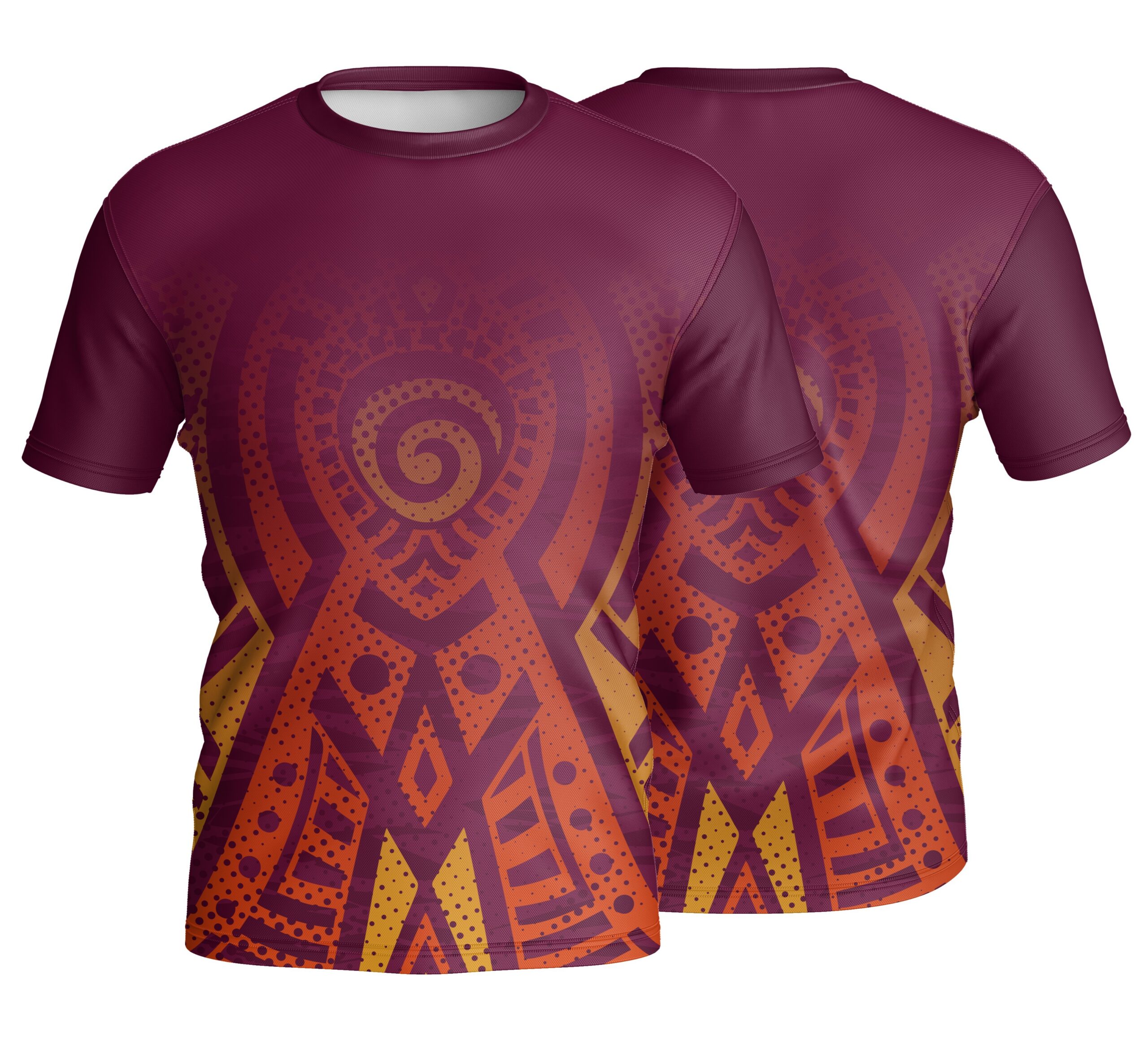 Unisex Short Sleeve Crew Neck T-Shirt | Pique Knit | Africa Design - Image 5