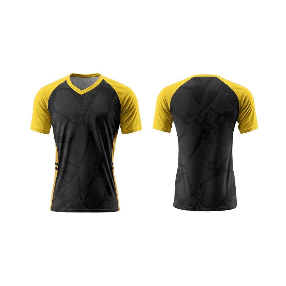 Kids V-Neck Short Sleeve Soccer Shirt | Fitted Sleeves - Image 3