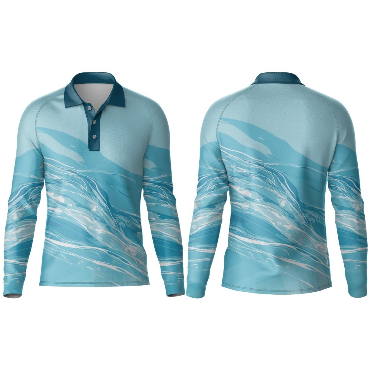 Kids Golfer Long Sleeve | Raglan Sleeve - Image 4