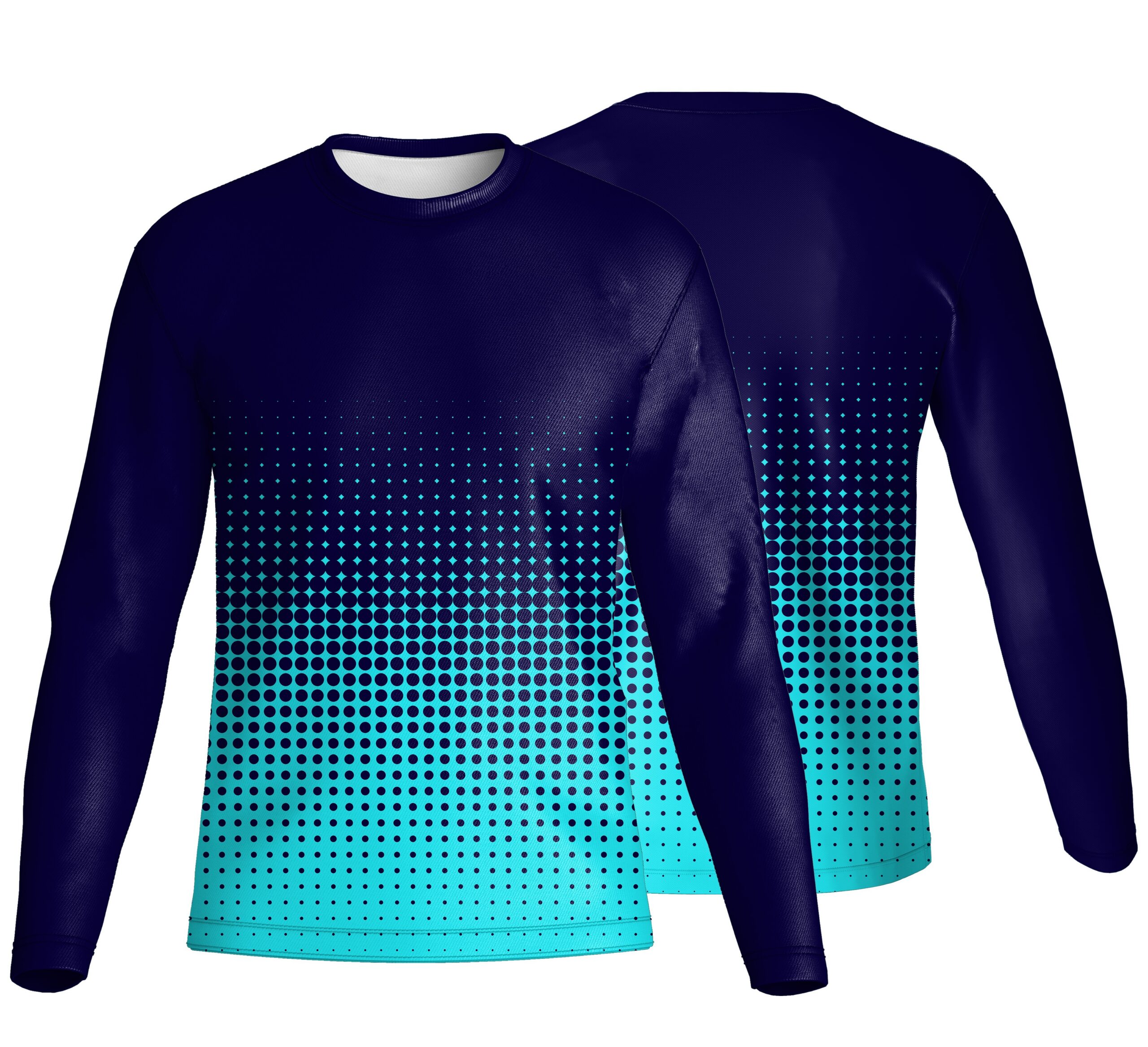 Unisex Long Sleeve Crew Neck T-Shirt | Birdseye | Sport Design - Image 4