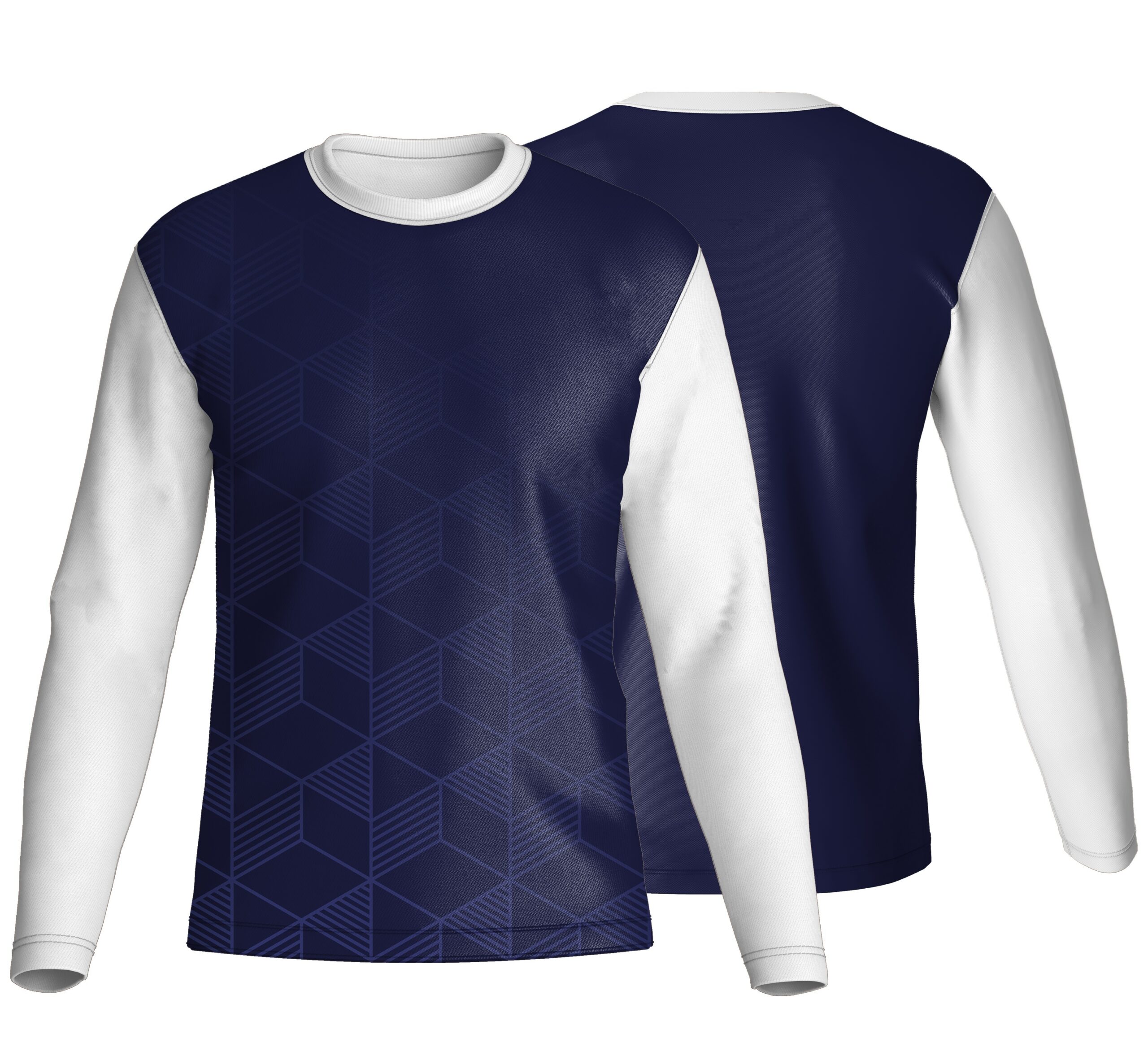 Unisex Dye Sublimated Long Sleeve Crew Neck T-Shirt | Pique Knit | Corporate Design - Image 3
