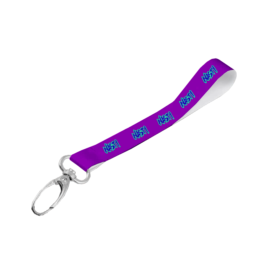 Satin Wrist Phone Strap S/Sided Print with Lobster Clip 15 x 340mm