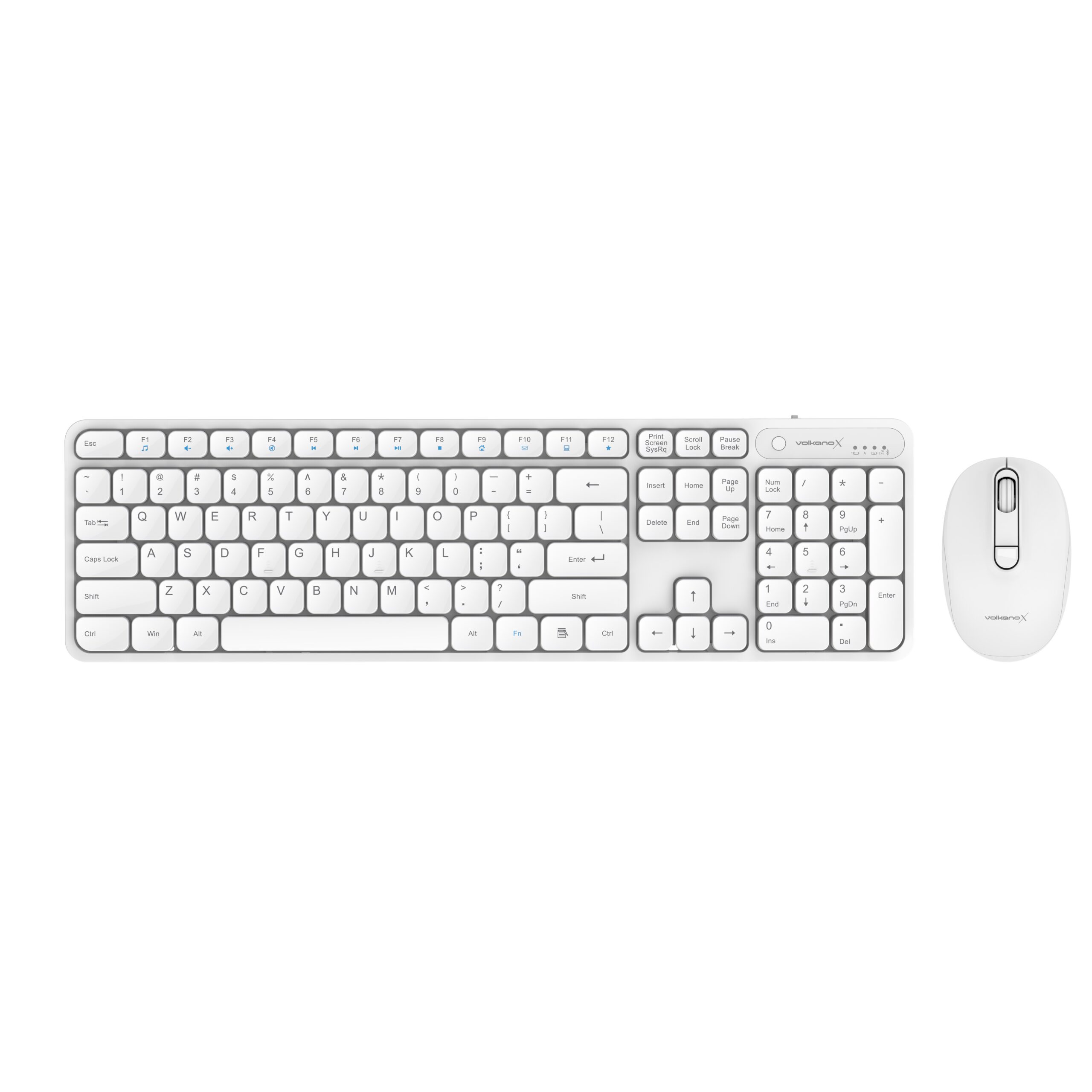 VolkanoX Garnet Bluetooth Wireless Keyboard And Mouse Combo - Image 3