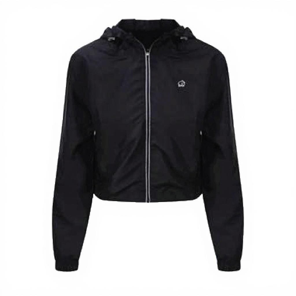 Cropped Rain Jacket Windshield