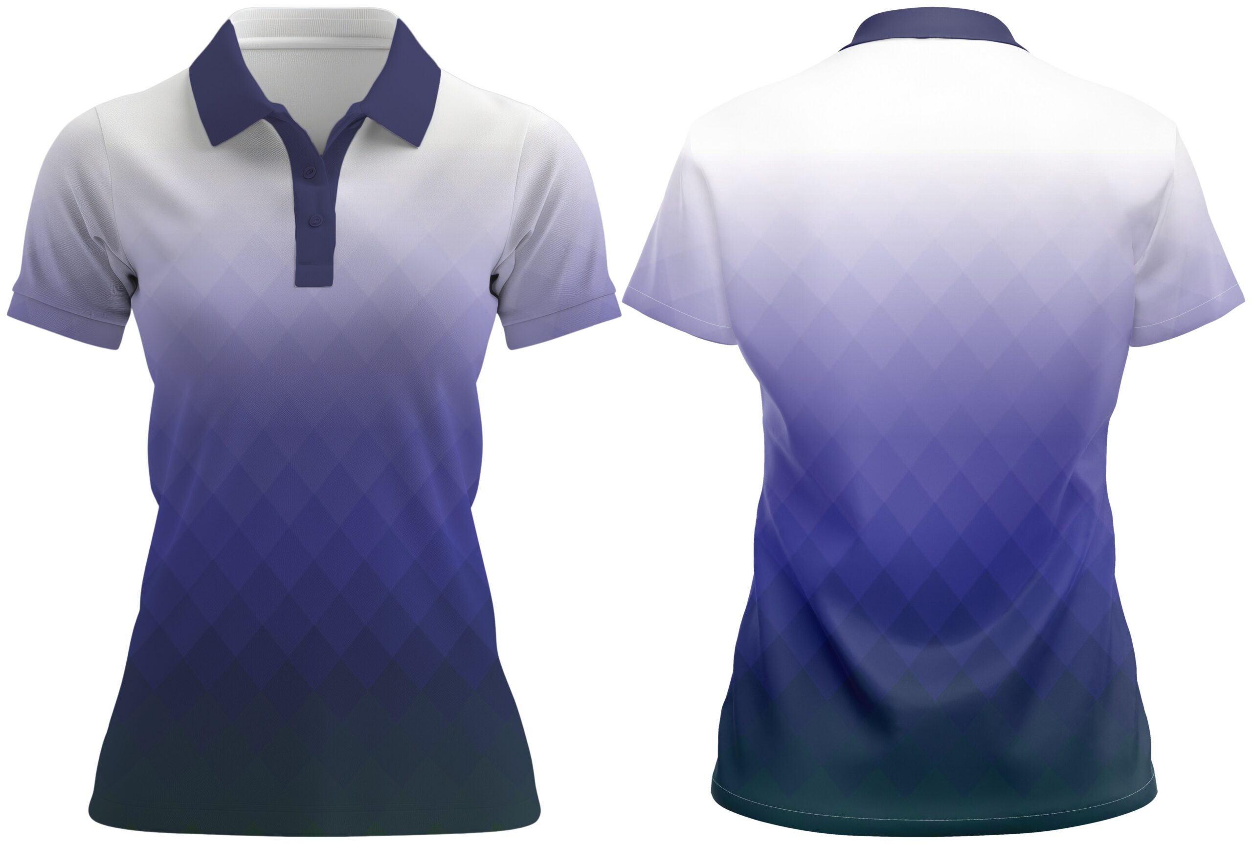 Ladies Golf Shirt Short Sleeve | Fitted Sleeve - Image 5