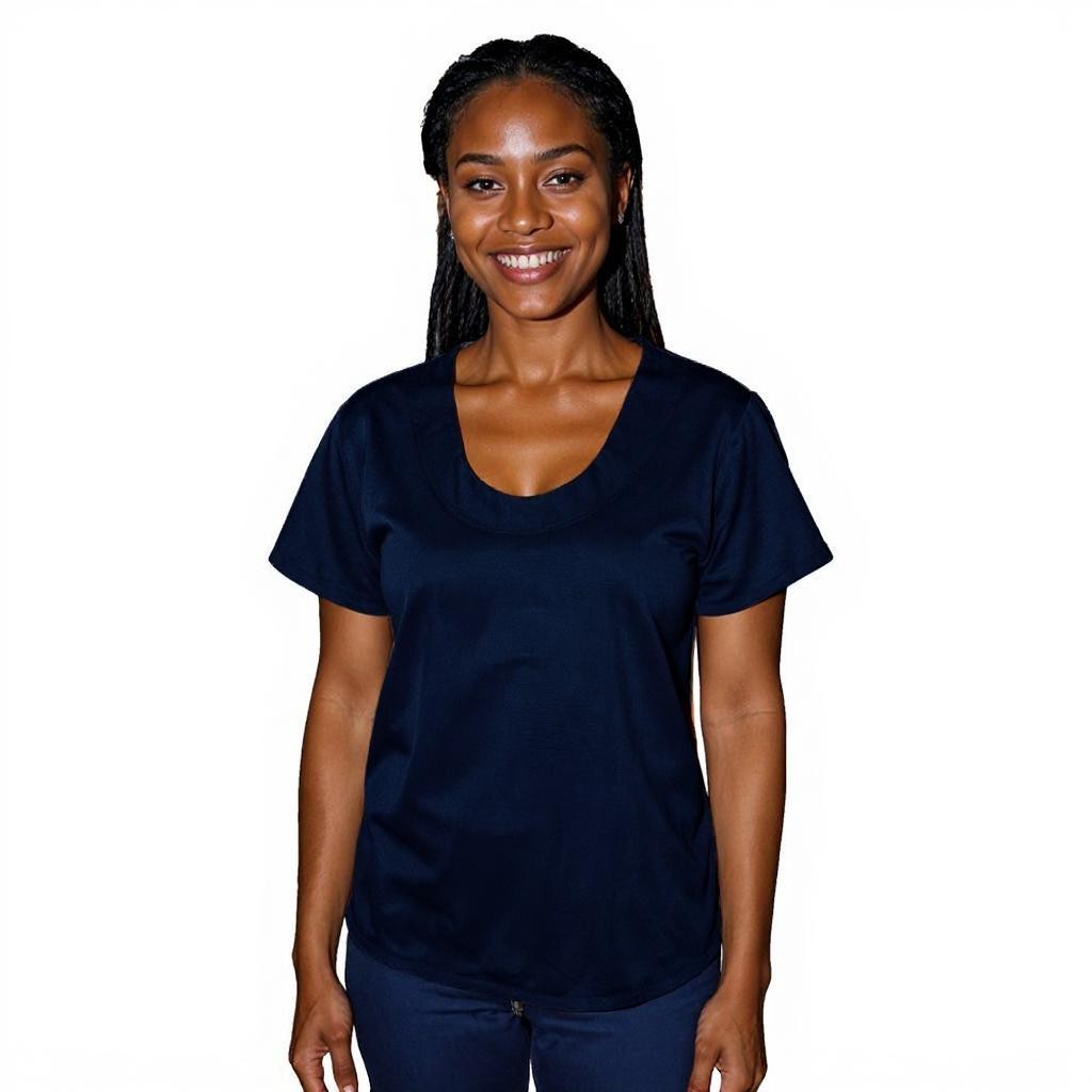 Himba Think Round Neck Scrubs Ladies - Image 4