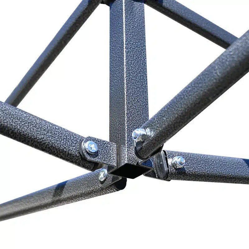 Gazebo 3 x 3m, Dye Sub, Econo with Hammered Steel Finish Frame, Complete - Image 3
