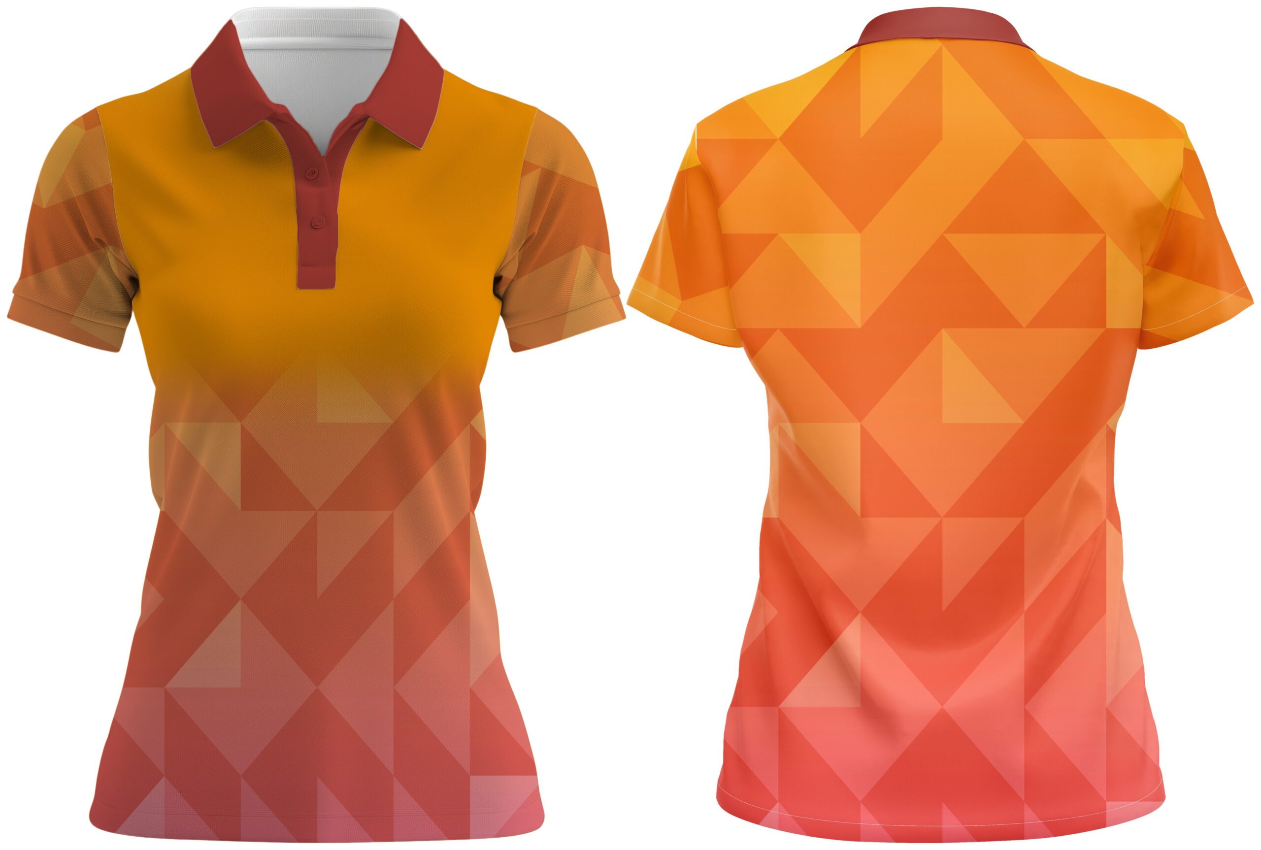 Ladies Golf Shirt Short Sleeve | Fitted Sleeve - Image 7