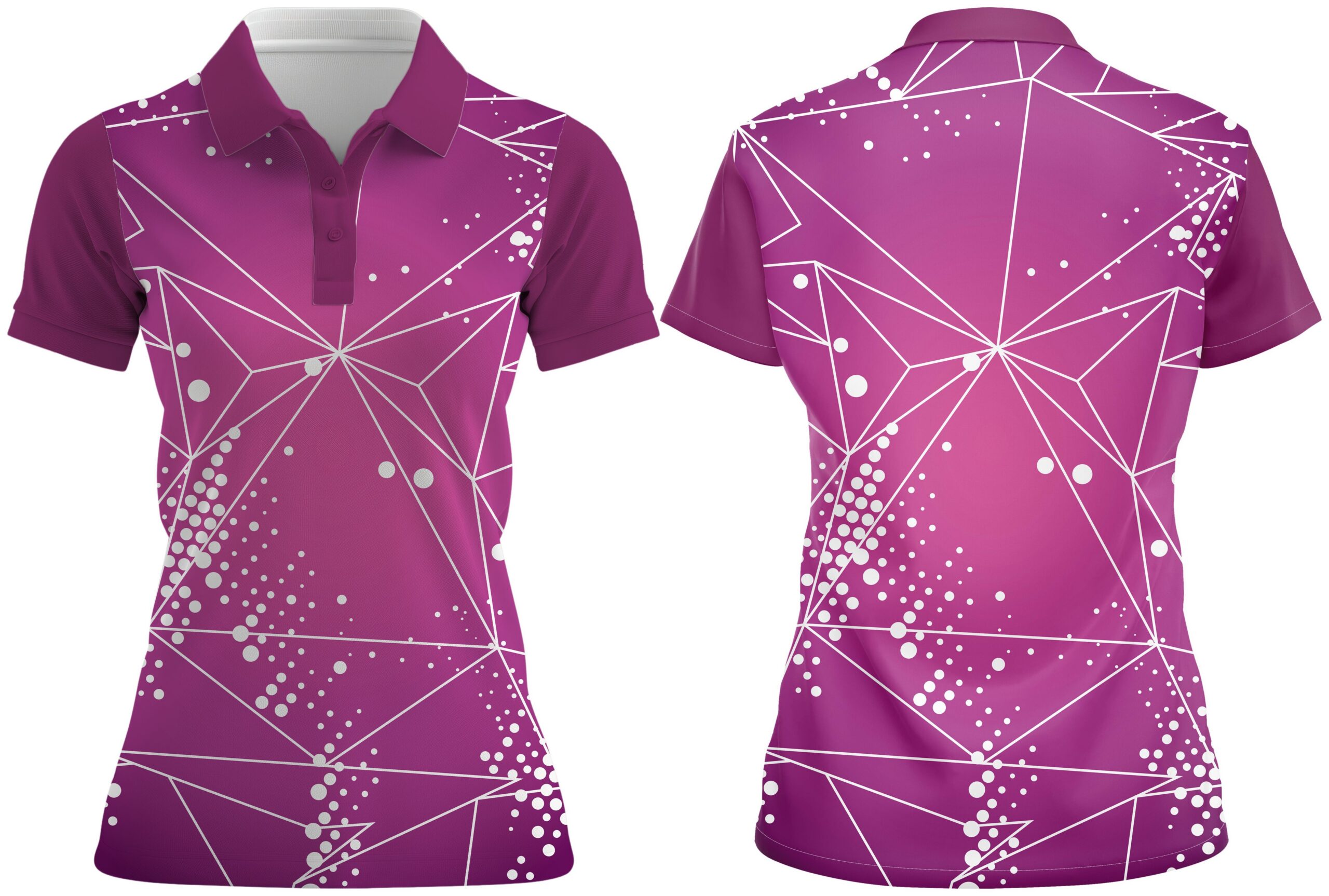 Ladies Short Sleeve Golfer | Fitted Sleeve - Image 4
