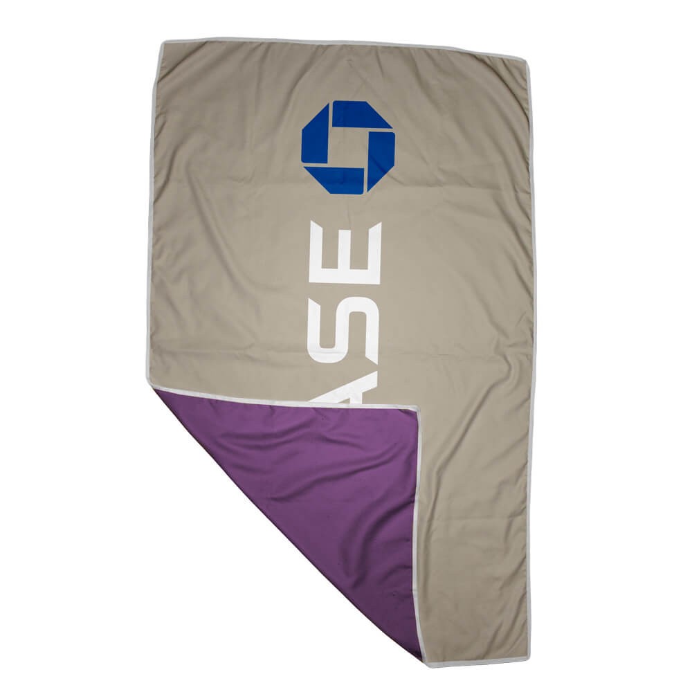Swedish Ivy Quick Drying Large Beach Towel D/S Print Binded With Petersham Webbing - Image 3