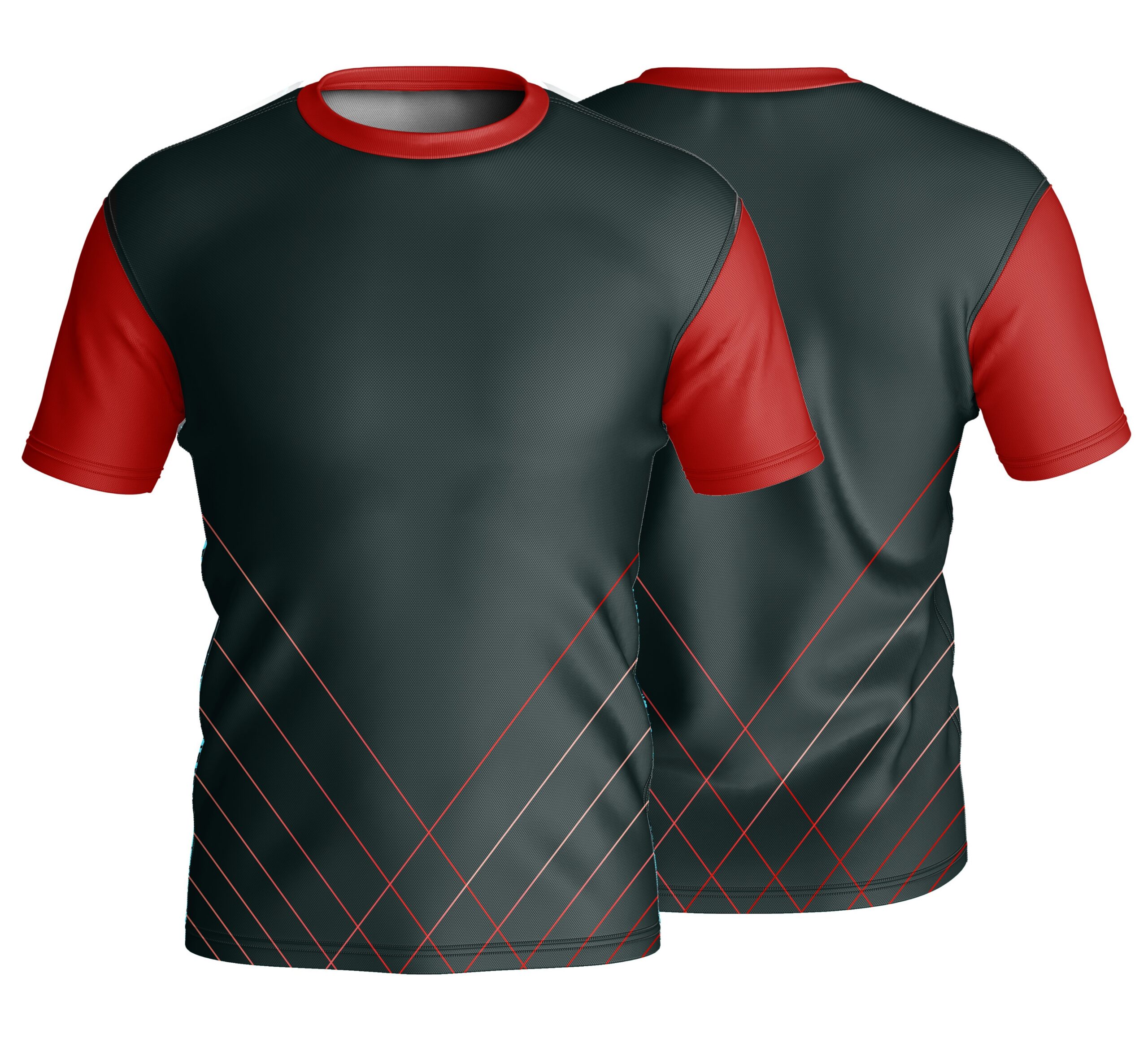 Unisex Long Sleeve Crew Neck T-Shirt | Drop Needle Square | Sport Design