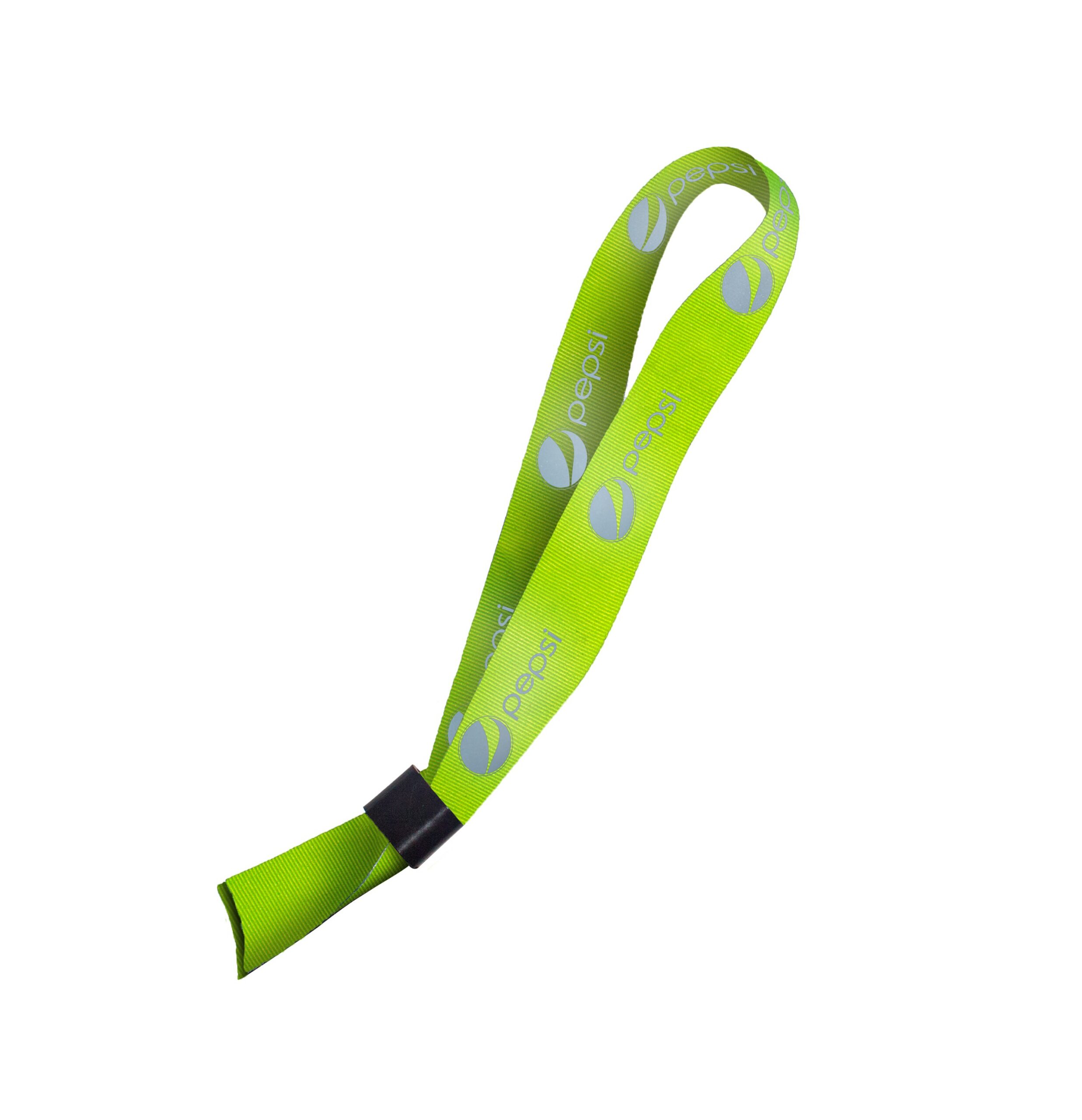 Hi-Viz Event Wristband Silver Reflective Print D/Sided with Barb Buckle - Image 4