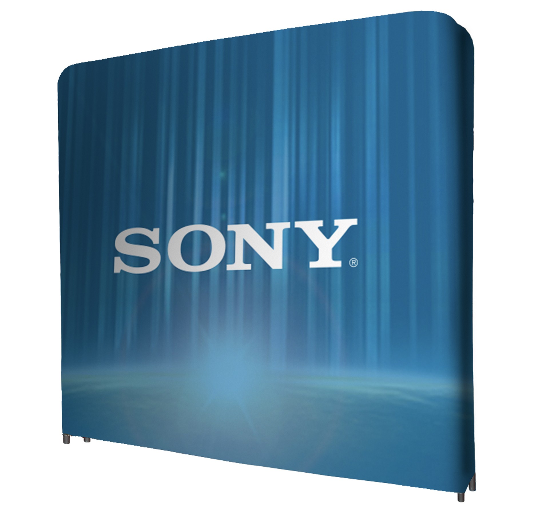Freestanding Box Banner Double Sided Print 2500 X 2280 X 300mm