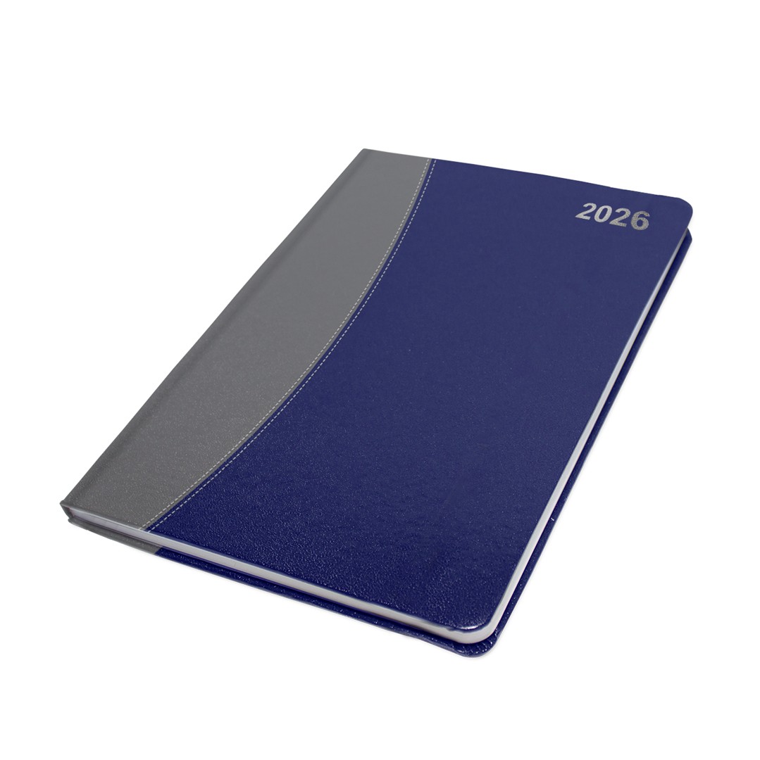 A4 Scripta Crescent Two-Tone Diary (Padded Cover) - Image 3