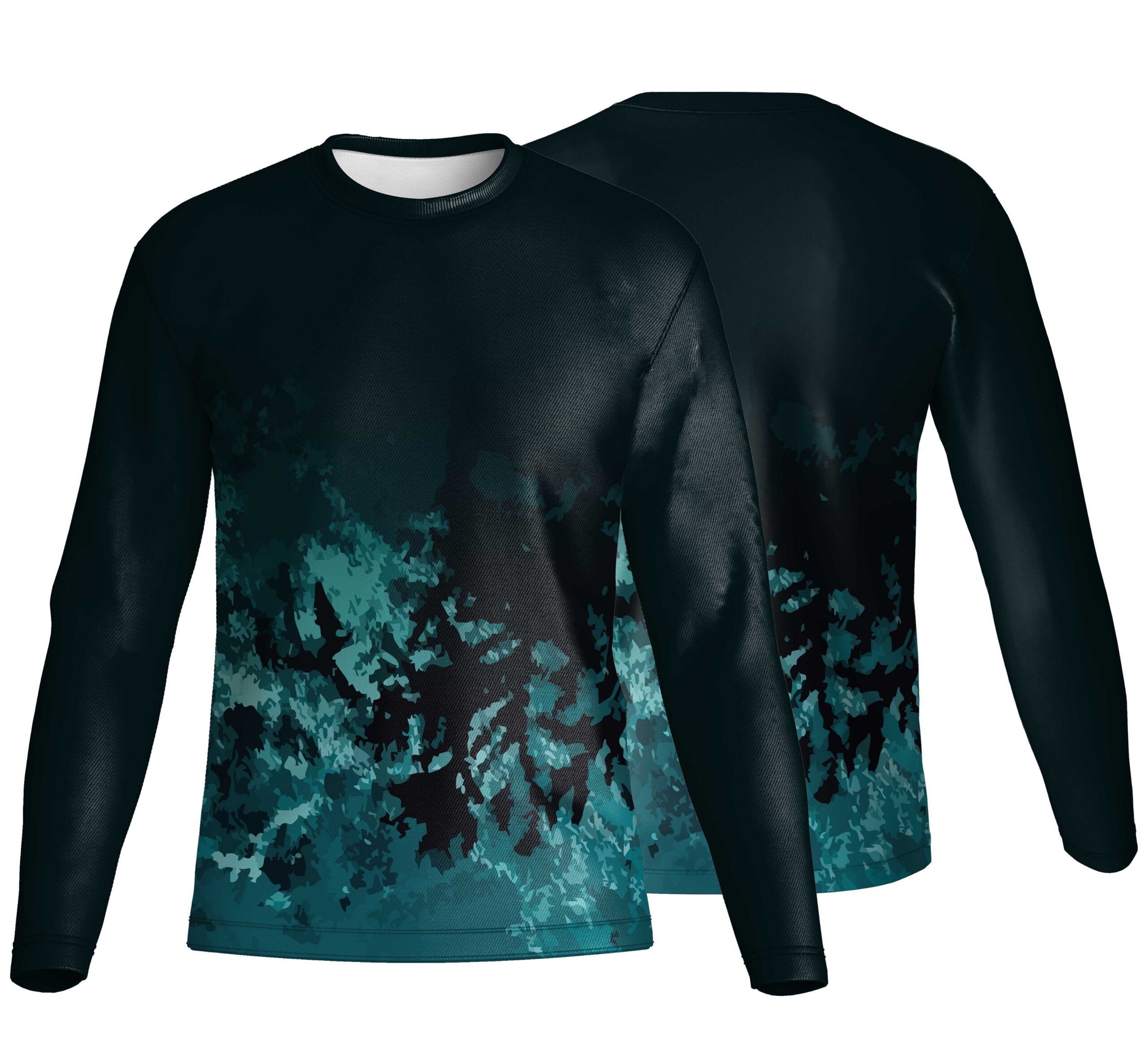 Unisex Long Sleeve Crew Neck T-Shirt | Dry Tec - Image 3