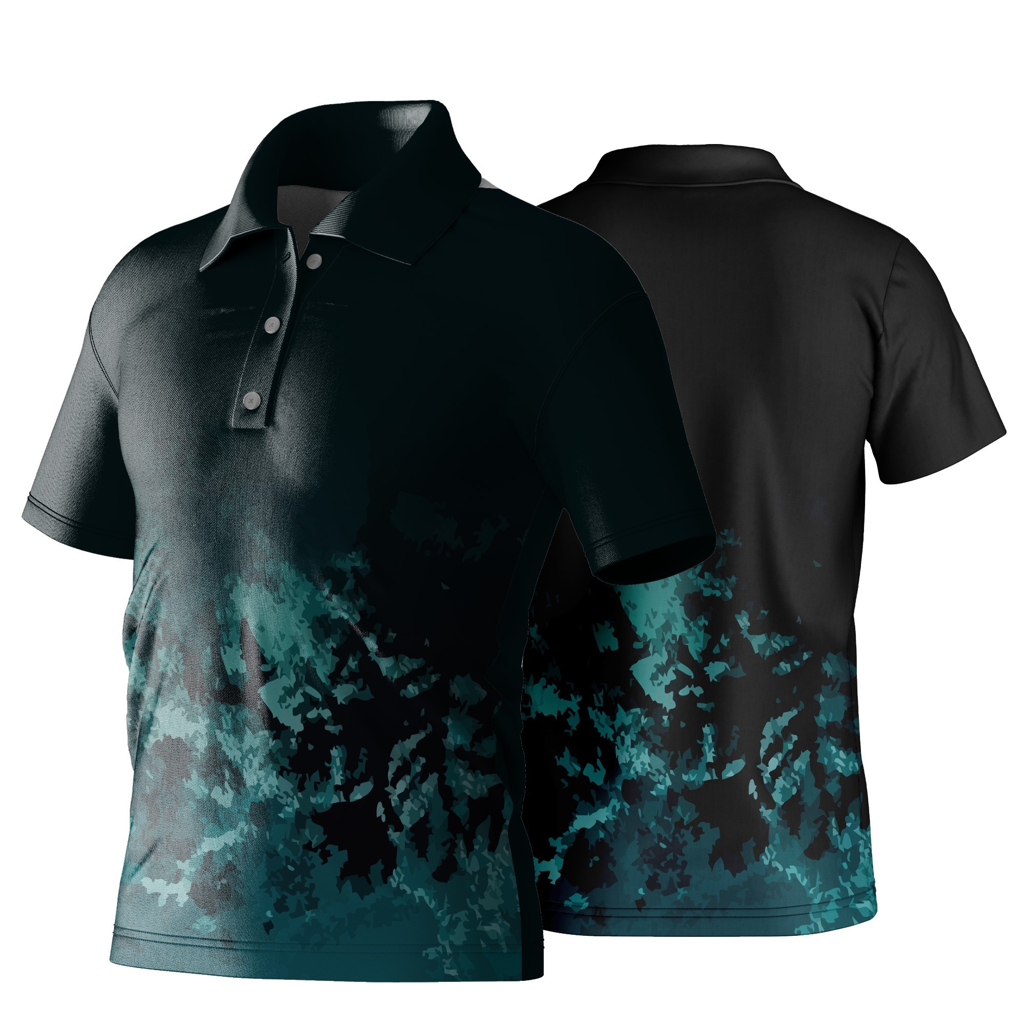 Unisex Golf Shirt | Sport Tec | Camo Design - Image 4
