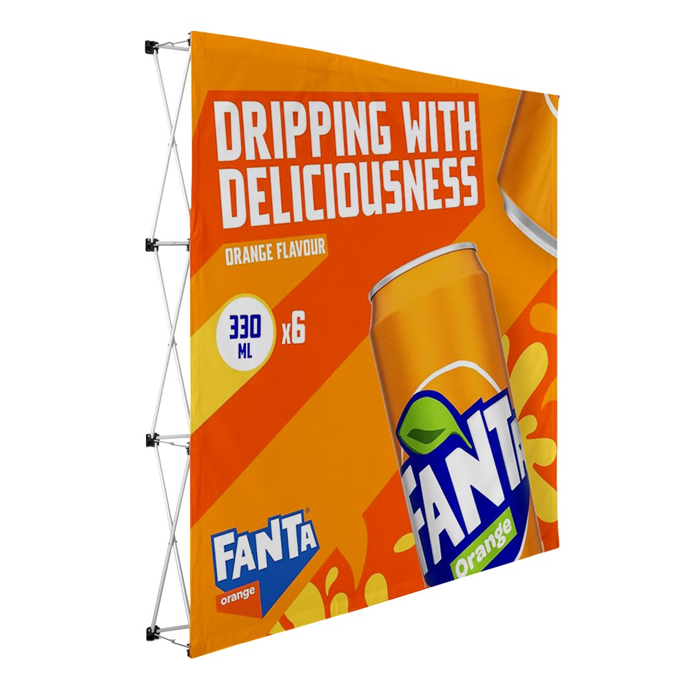 Bannerwall 2.25 x 2.25m, Supplied Complete