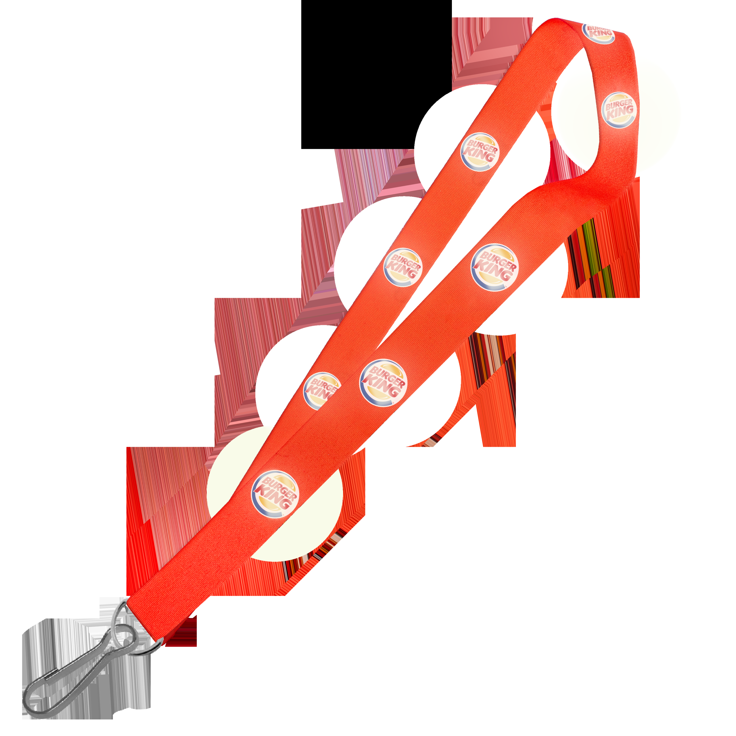 Hi-Viz Lanyard DTF Full Colour Reflective Print D/Sided with Swivel Hook