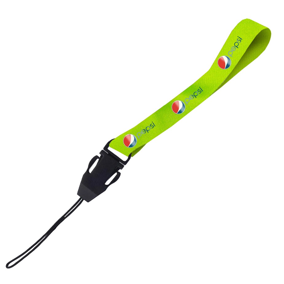 Hi-Viz Wrist Phone Strap DTF Full Colour Reflective Print D/Sided with Cellphone Clip - Image 4