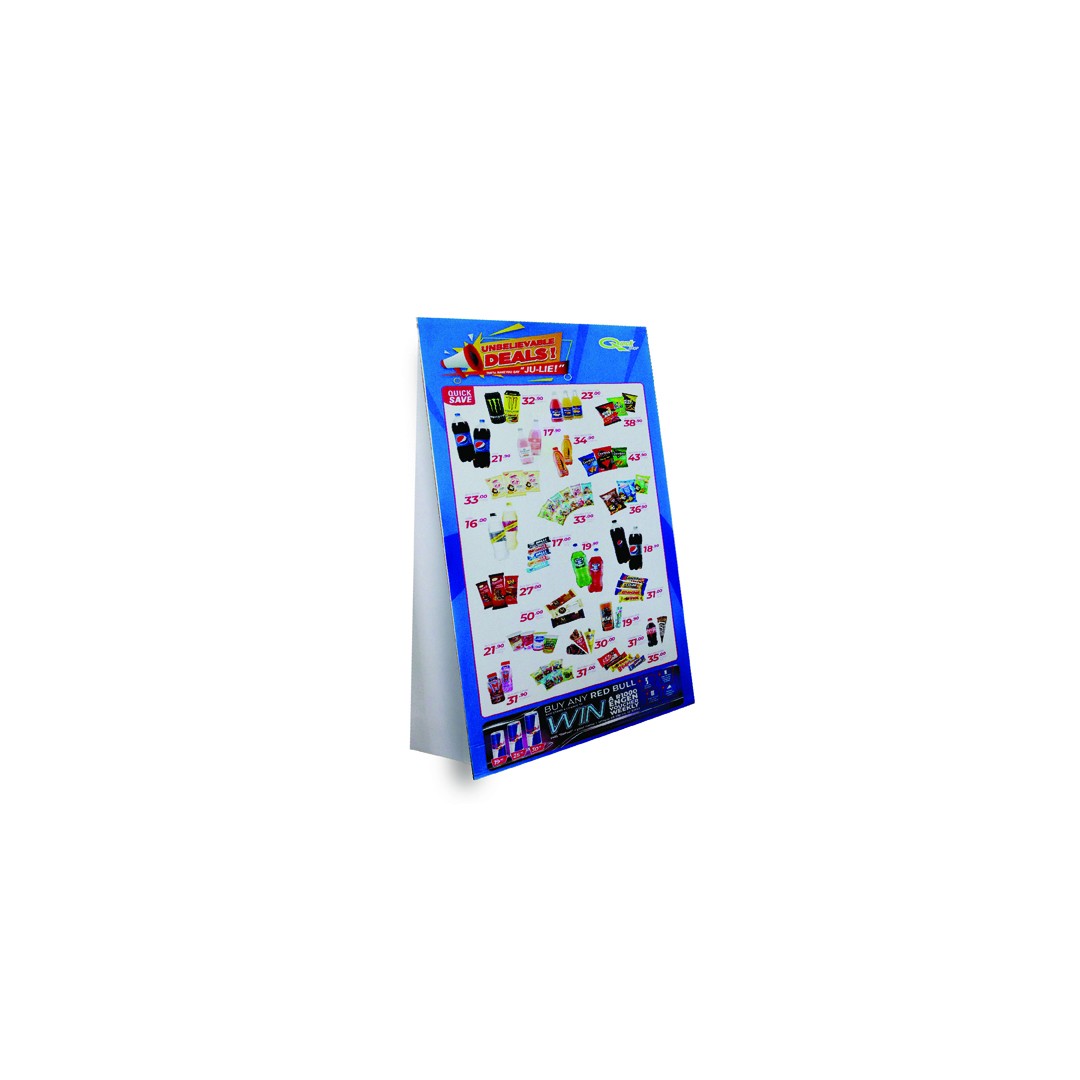 A0 Standee With Strut